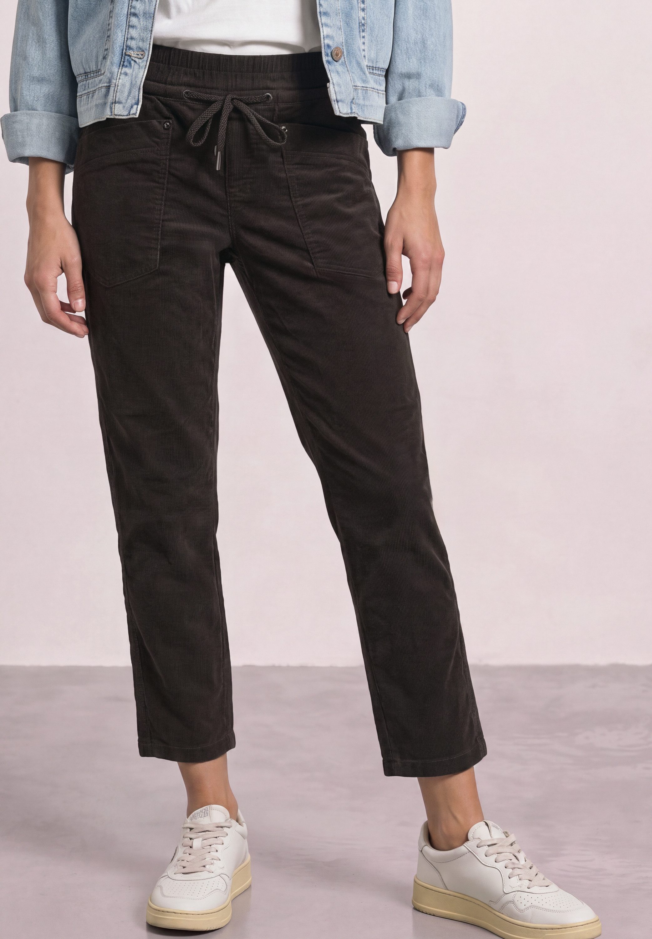 STREET ONE Stoffhose in Cord-Optik