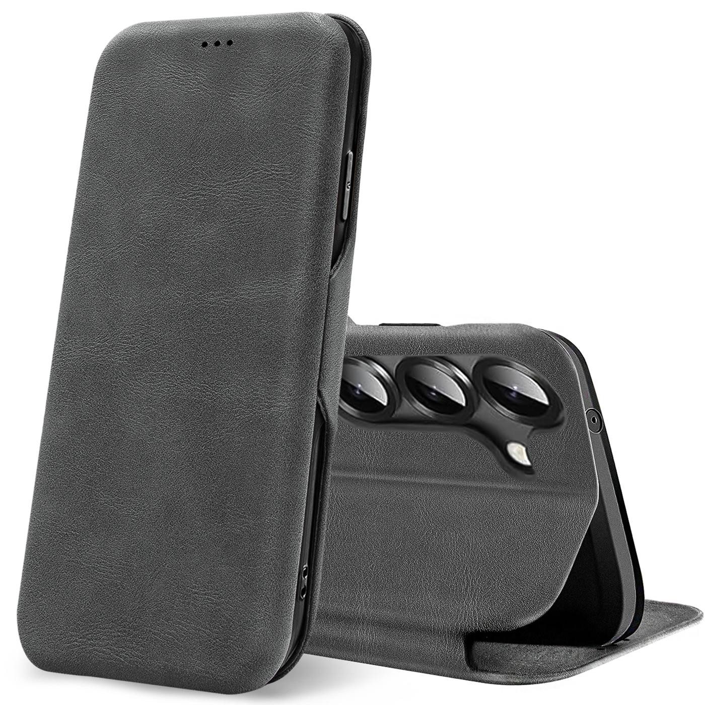 CoolGadget Handyhülle Business Premium Hülle Für Samsung Galaxy S26 6,3 Zoll, Handy Tasche mit Kartenfach für Samsung S26 5G Schutzhülle