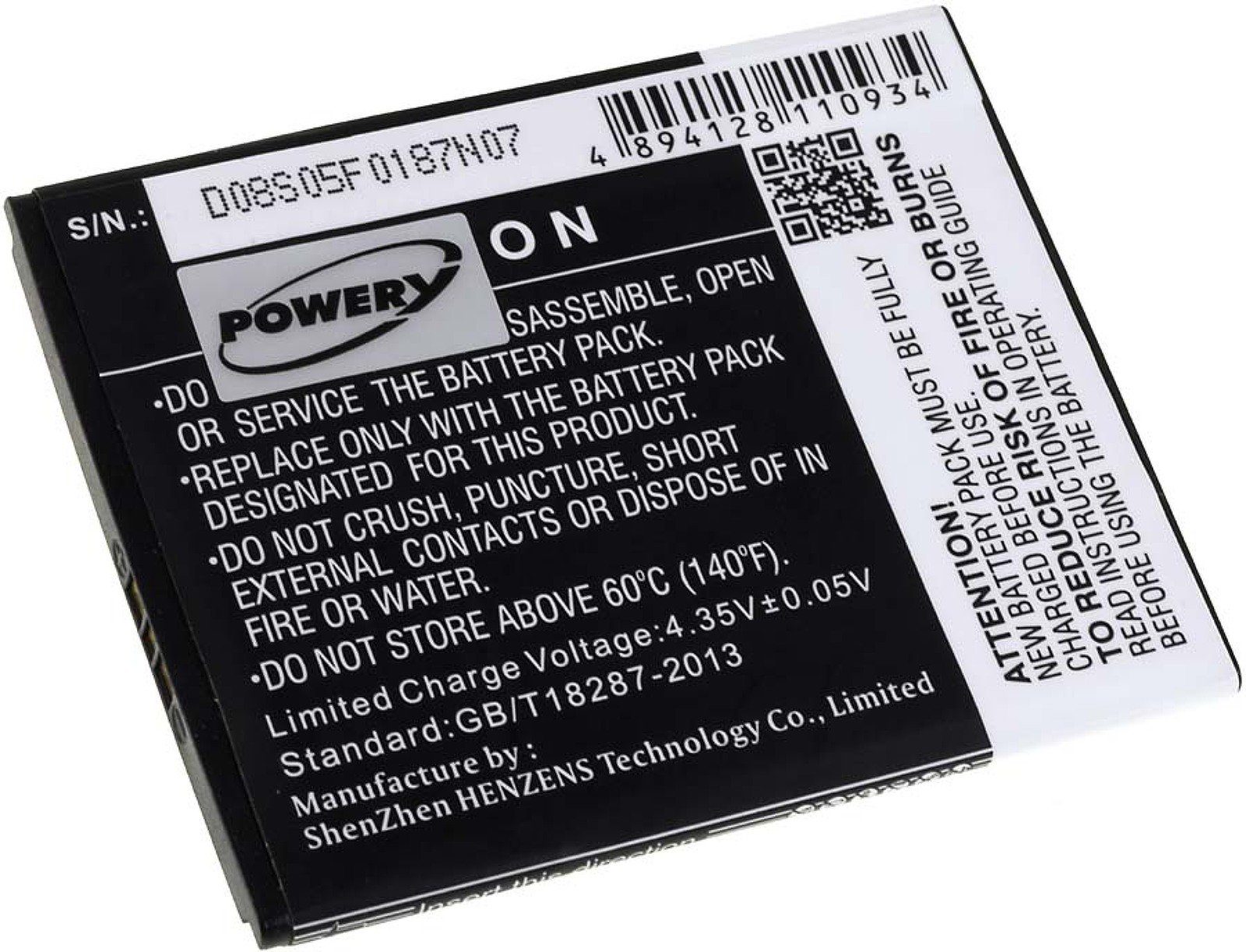 Powery Akku für Medion V) CPLD-336 (3.8 mAh Typ Smartphone-Akku 2000