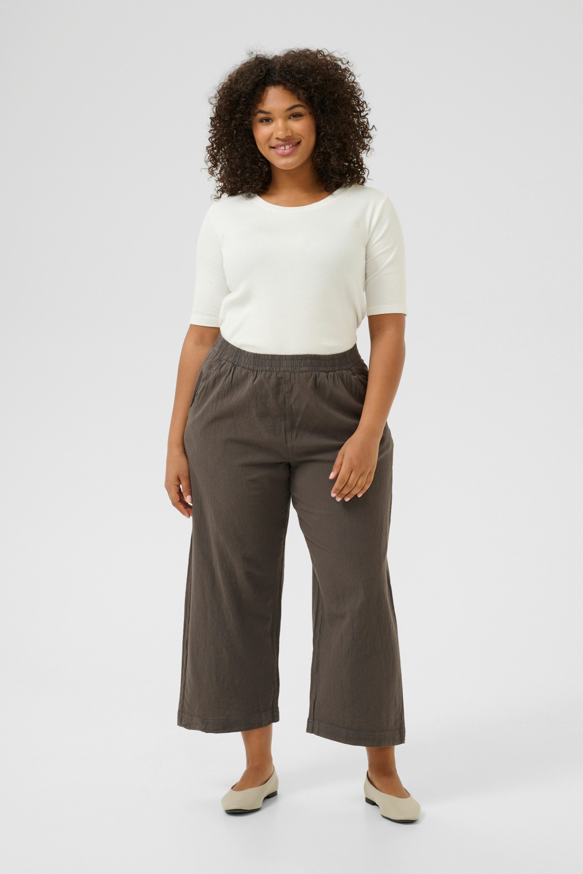 KAFFE Curve Stoffhose Casual Hose KCnana günstig online kaufen