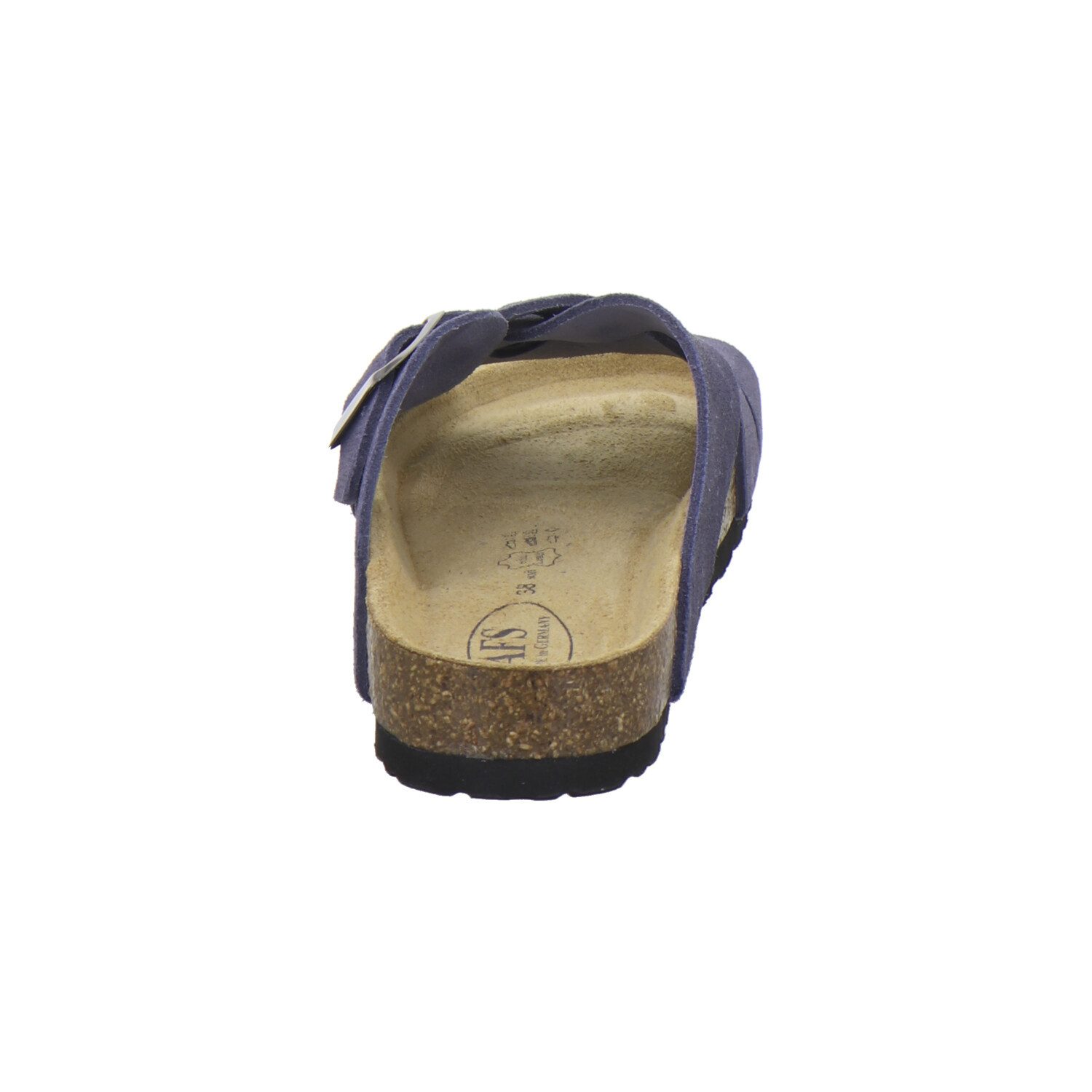 AFS-Schuhe 214153 Kralle Pantolette für Damen mit Fußbett, bequeme Sandalen aus Leder