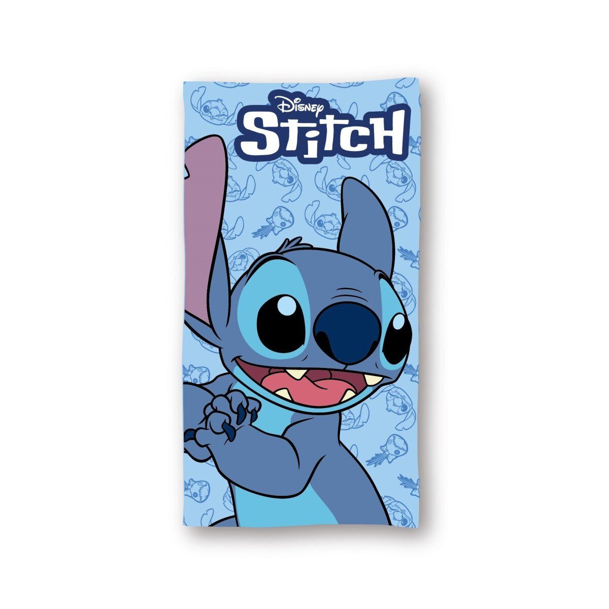 Disney Badetücher Disney Lilo & Stitch Big Smile Badetuch 70x140cm, 100% Polyester (1-St)