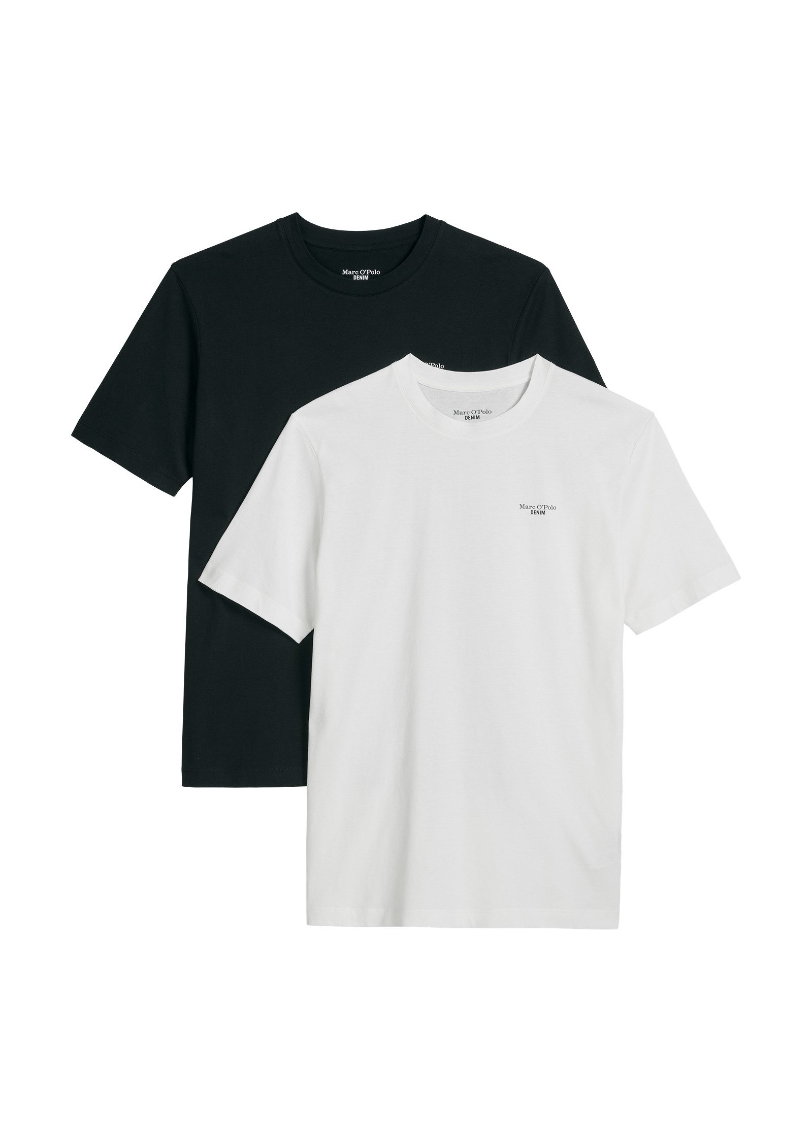 Marc O'Polo DENIM T-Shirt regular fit im 2er Pack, in softem Single Jersey günstig online kaufen