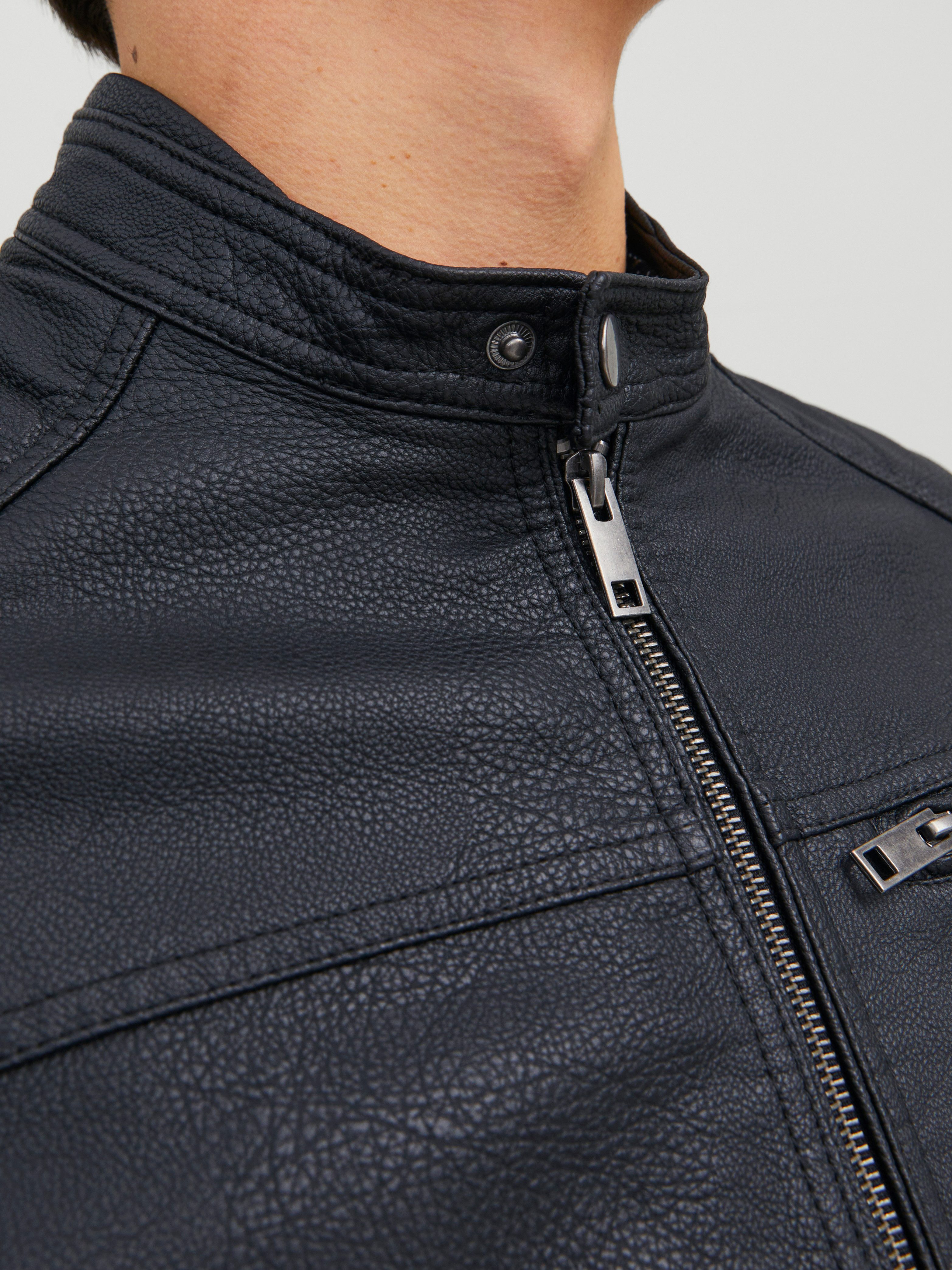 Jack & Jones Lederimitatjacke JJEROCKY in günstig online kaufen