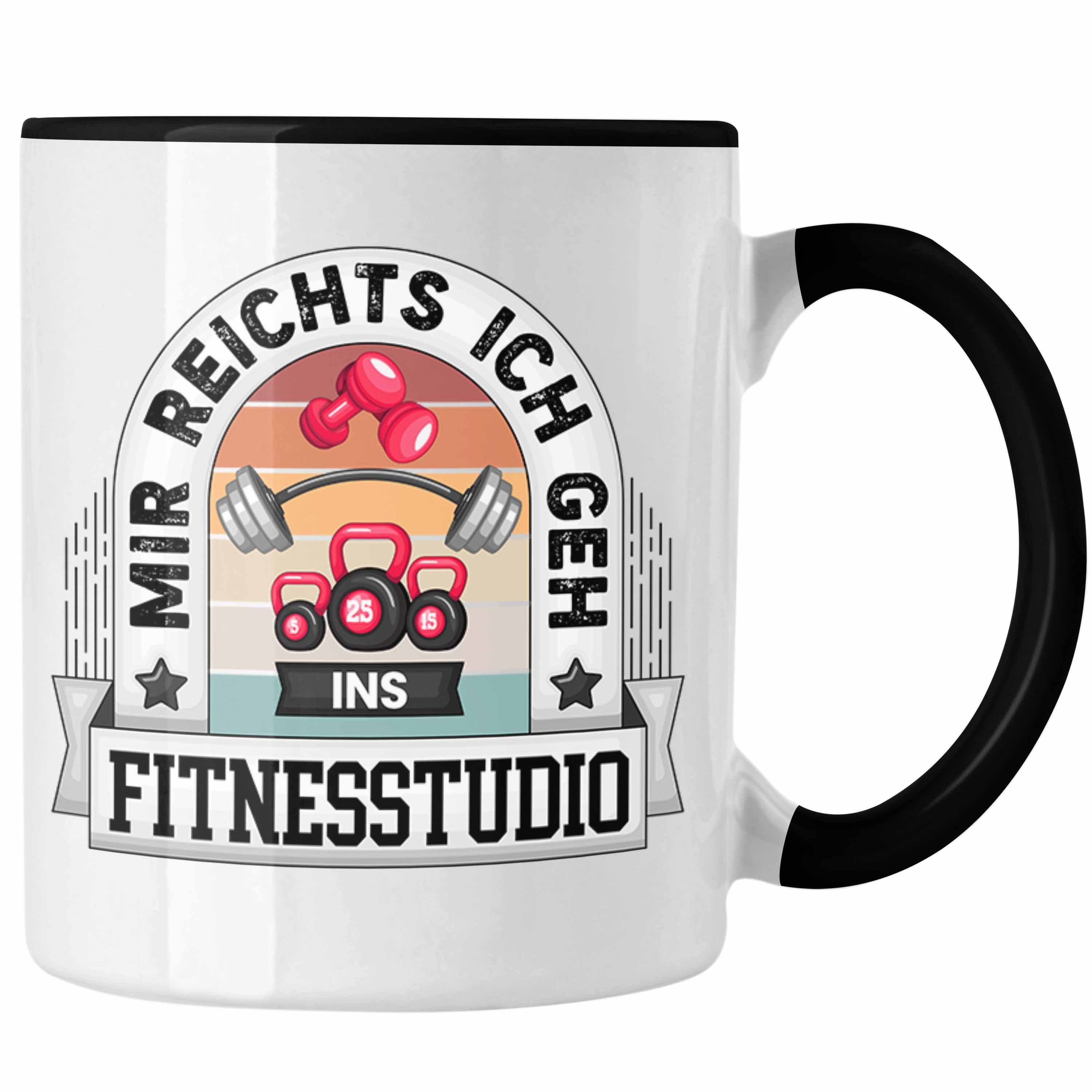 Trendation Tasse Fitness Gym Tasse Geschenk Lustiger Spruch Mir Reichts