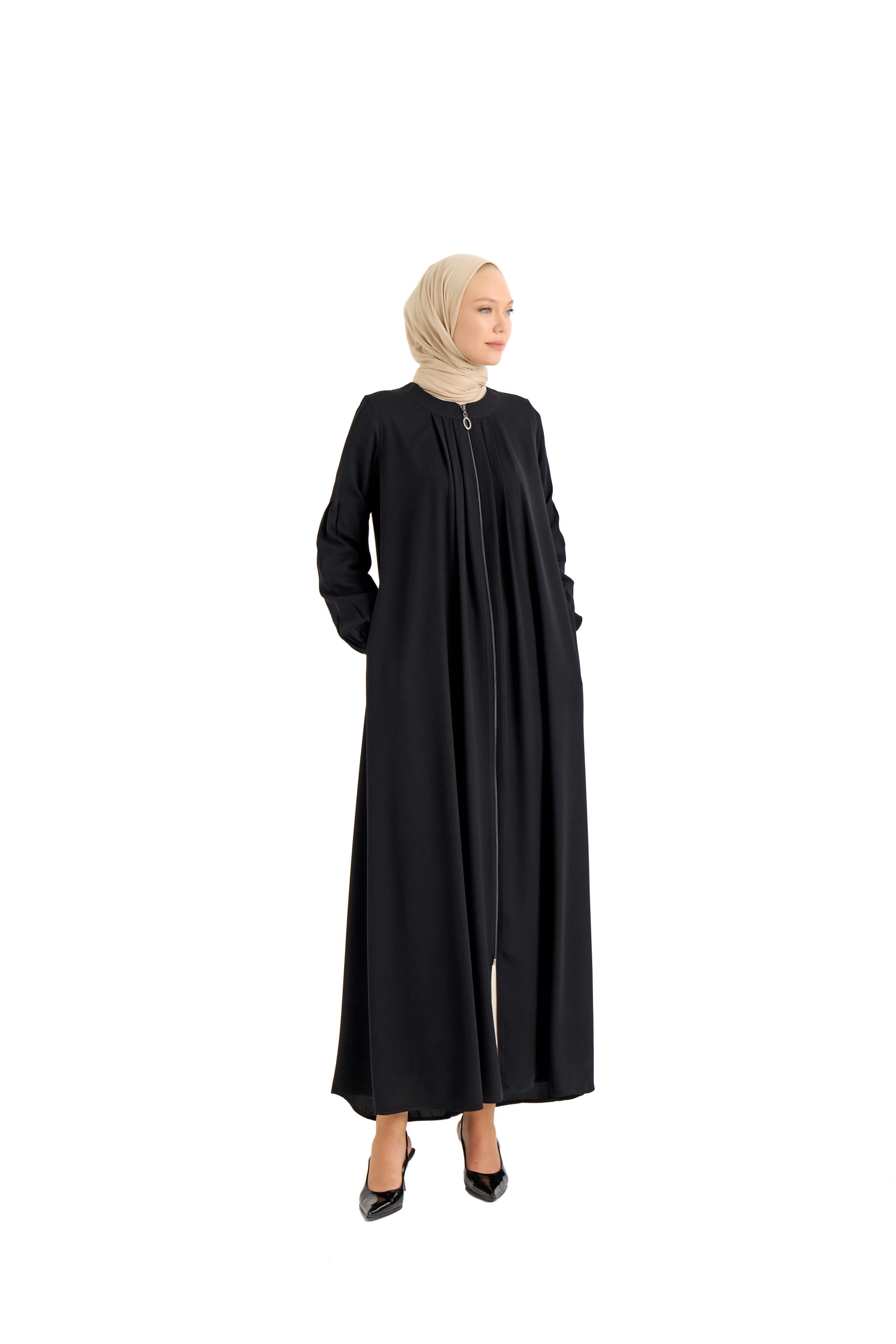 ELYANUR Maxikleid Hochwertige erweiterte Abaya – Bild 3 von 5