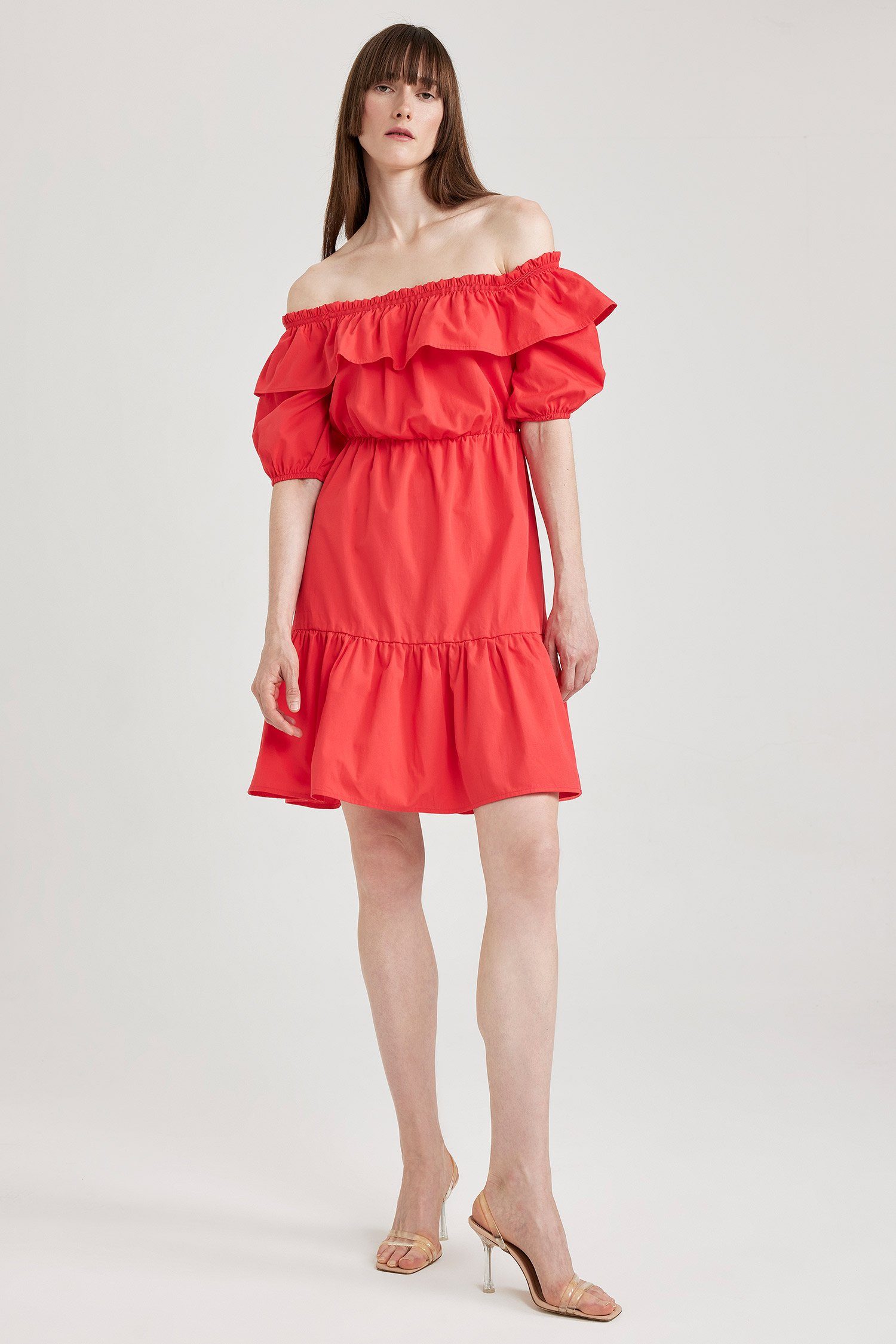 DeFacto Sommerkleid Sommerkleid ELASTIC DRESS WAIST