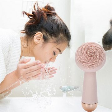 yozhiqu Elektrische Gesichtsreinigungsbürste Elektrische Gesichtsreinigung, Ultraschall-Spa-Reinigungsbürste, 1-tlg., Tiefenreinigung und Peeling, entschlackendes Gesichtswasser