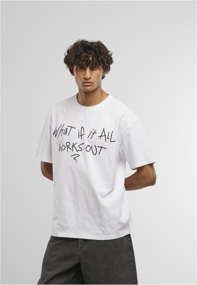 Mister Tee T-Shirt It All Works Out Wording Oversize Tee