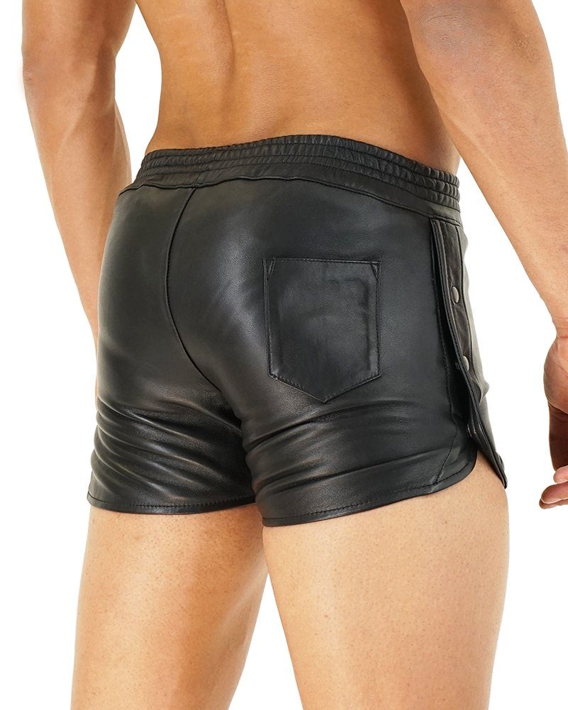 Boxershorts Bockle® Twenty Buttons Herren Lederhose Lederjeans günstig online kaufen