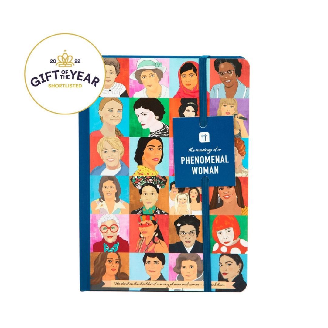 suebidou Notizbuch Phänomenales Notizbuch für Damen Porträts inspirierender Frauen, liniert mit illustriertem Cover
