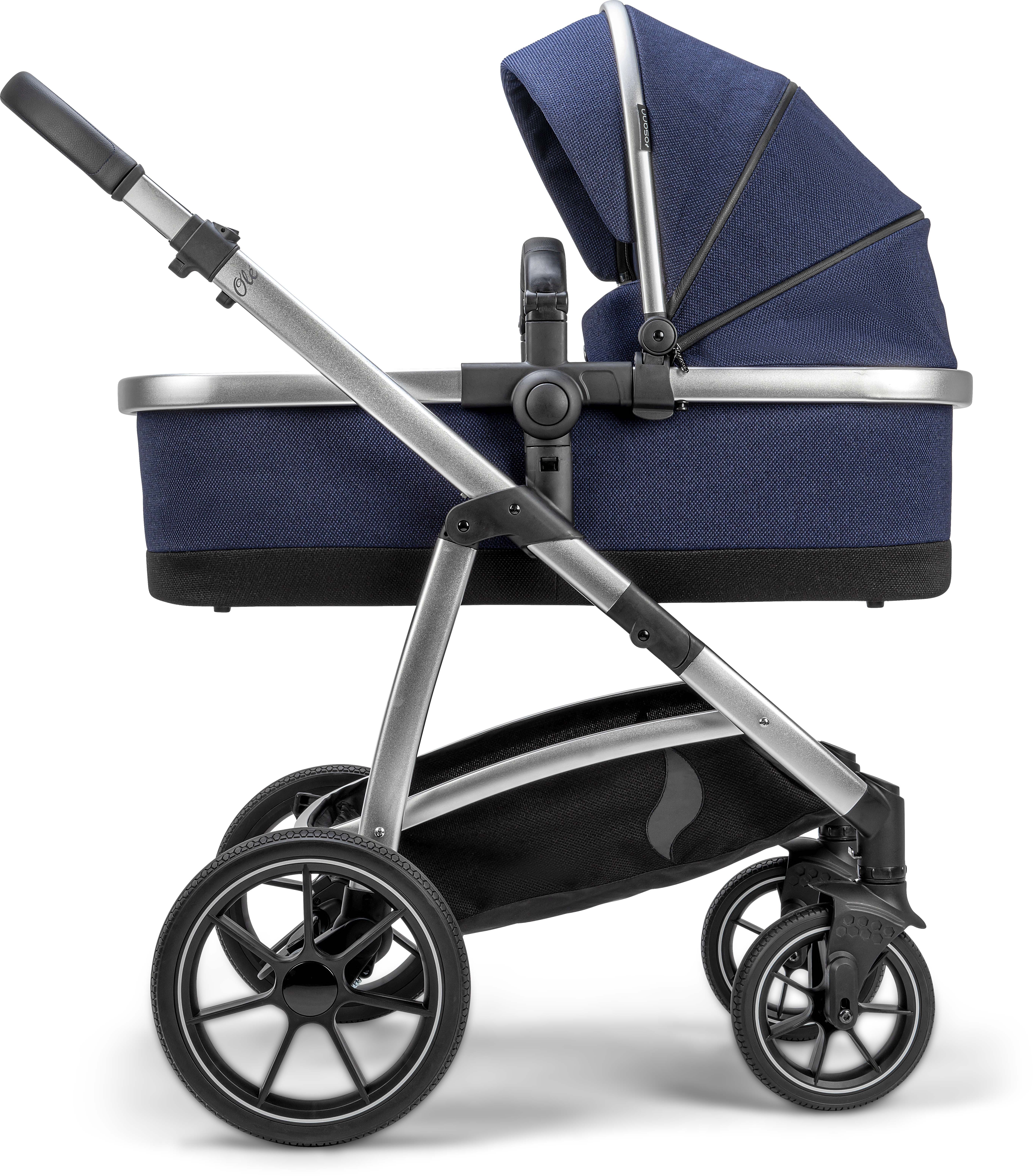 Indigo Kombi-Kinderwagen 0 Olé, inkl. 22 Kombi-Kinderwagen + von kg Osann 3in1 Babywanne Sportsitz -