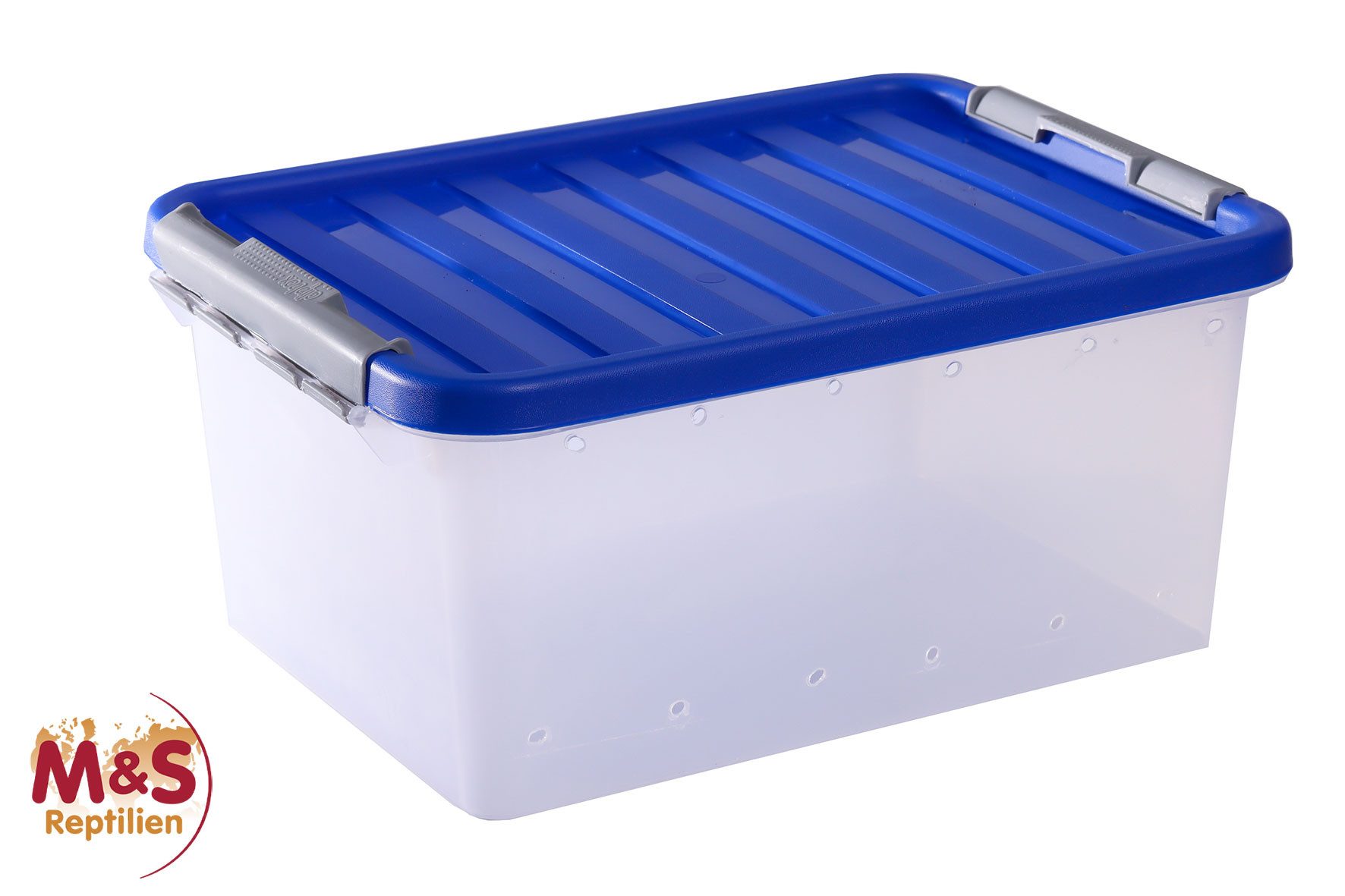 M&S Reptilien Terrarium Aufzucht und Transport Box small, 36x26x18cm