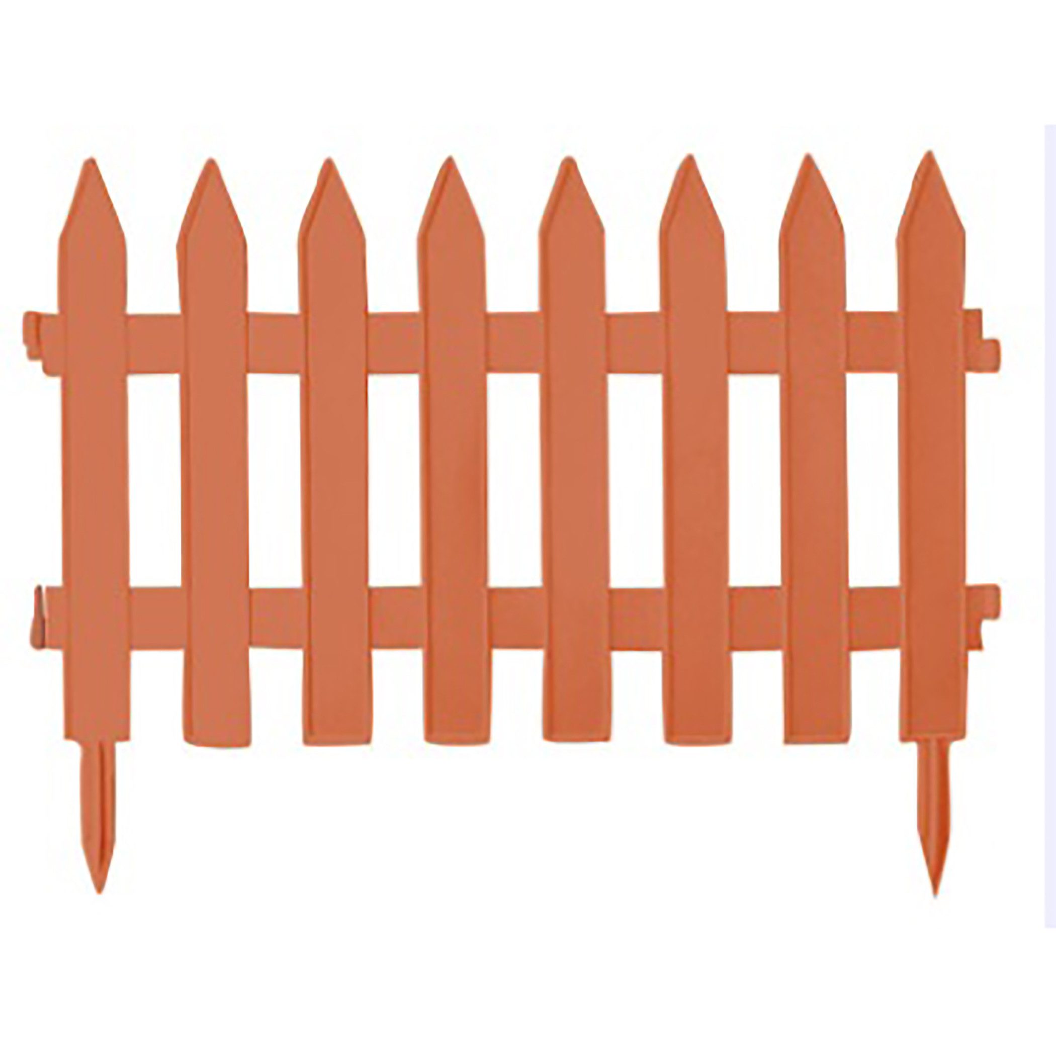 Annastore Beetumrandung Beeteinfassung Beetumrandung Rasenkante Gartenpalisade Beetzaun, L 322 cm, H 35 cm