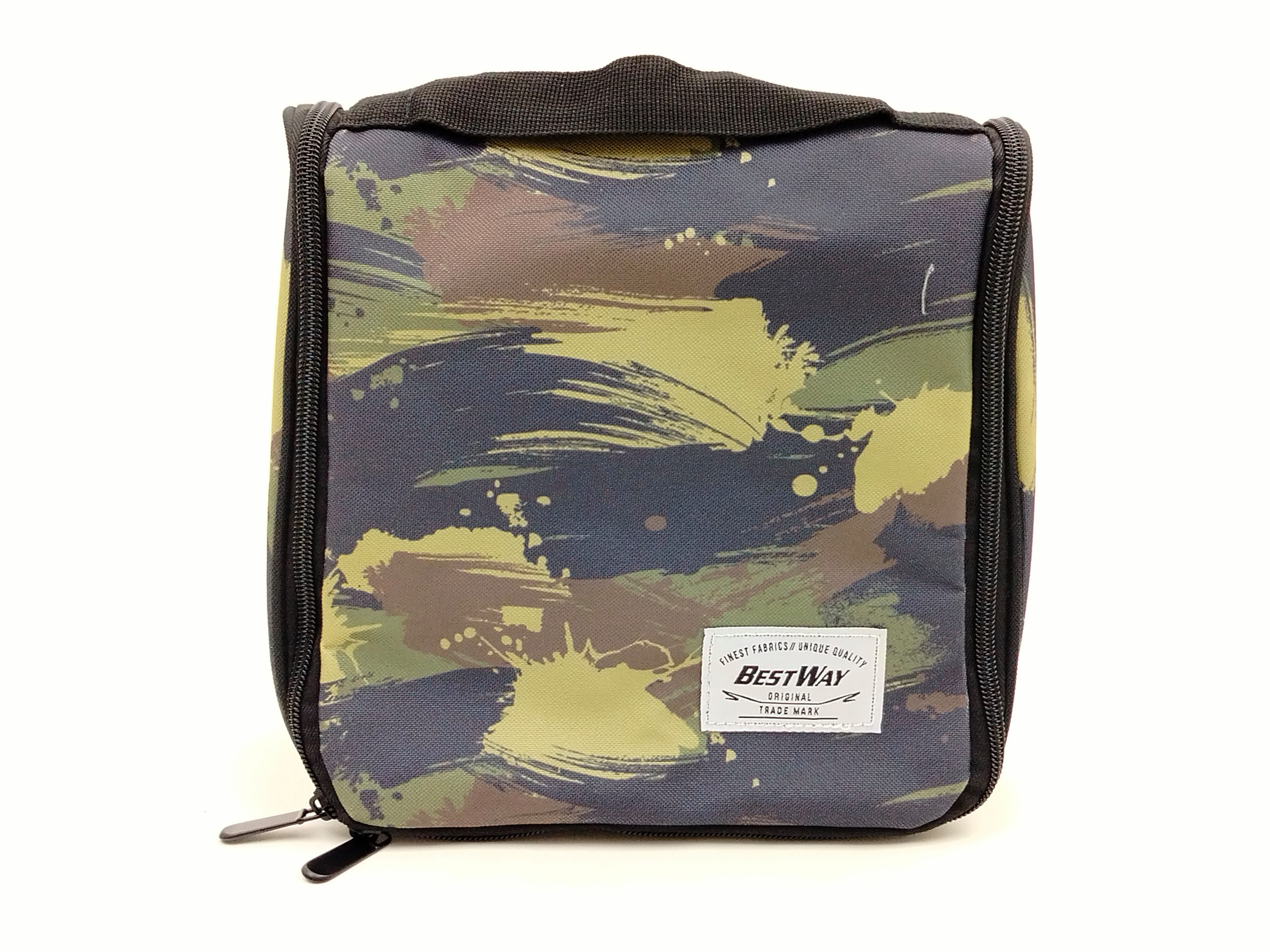 BESTWAY Kulturbeutel Kosmetiktasche Camouflage – Tarnfleck Waschtasche