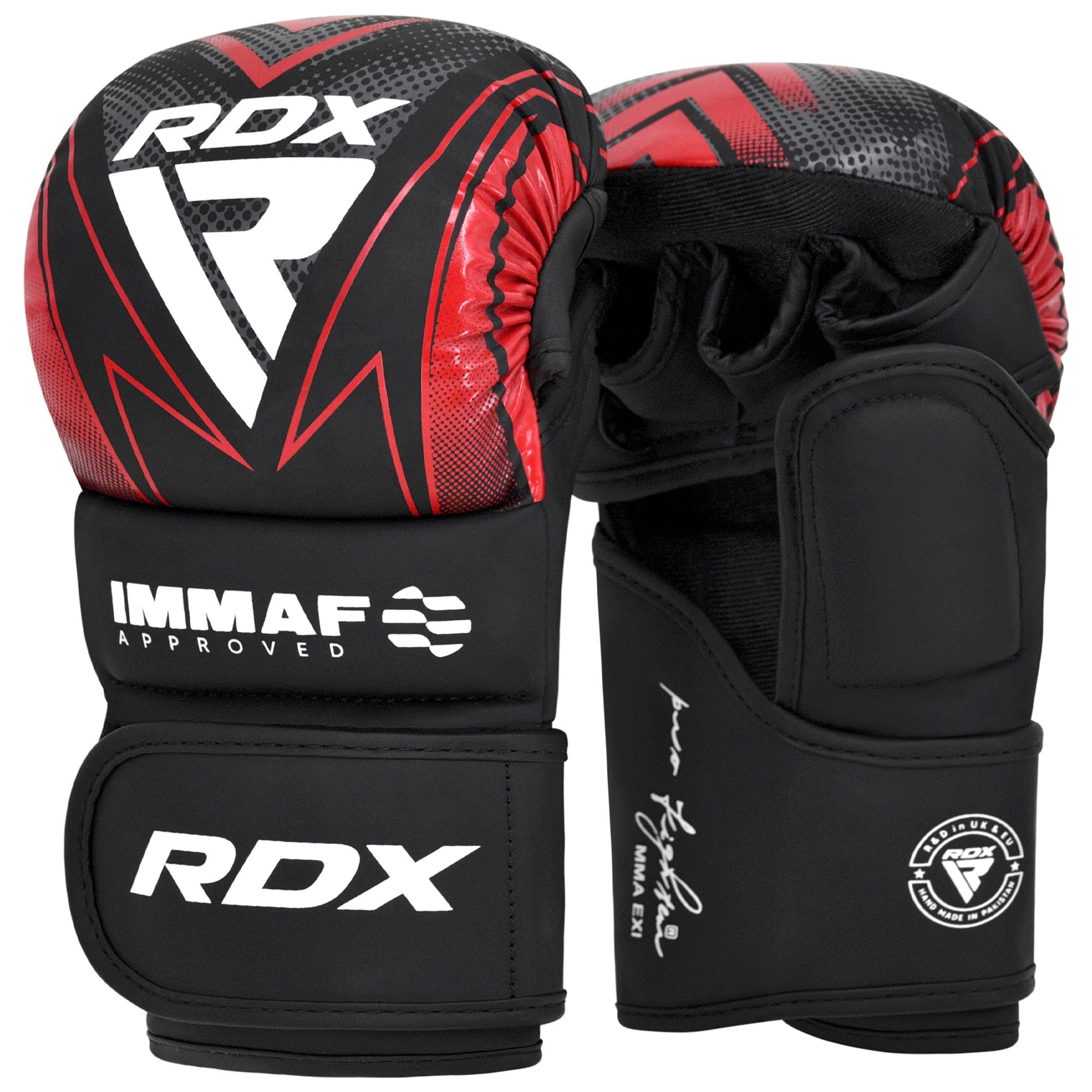 RDX Sports Trainingshandschuhe RDX IMMAF-zugelassene Sparring-Handschuhe für Training und Wettkampf