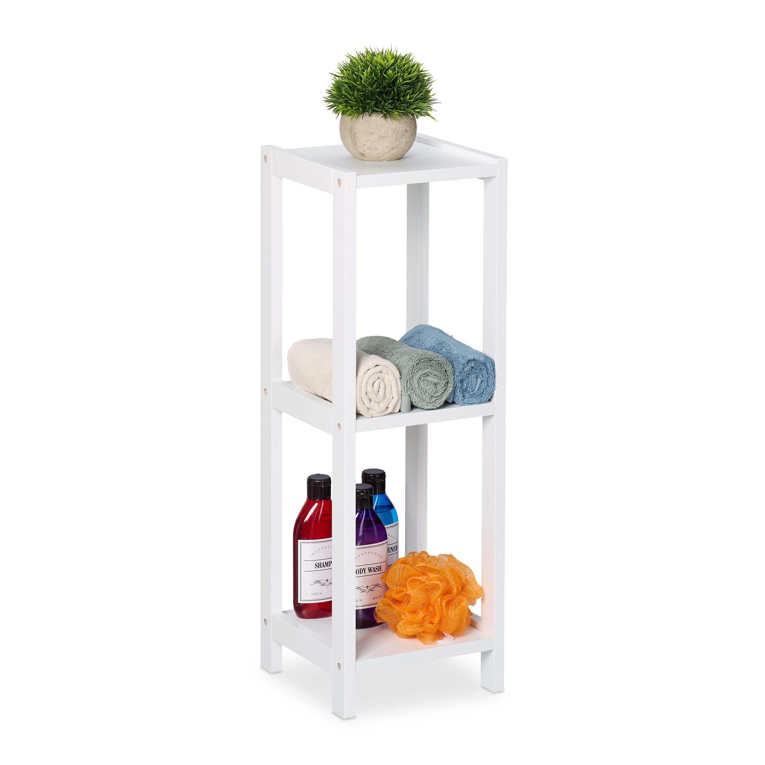 relaxdays Standregal Kleines Standregal mit 3 günstig online kaufen