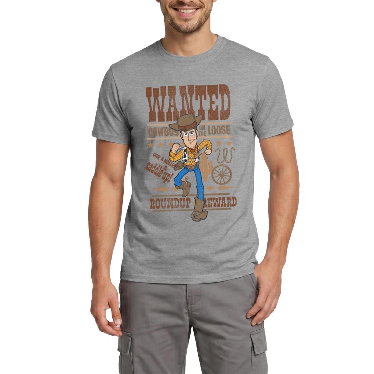 Spreadshirt T-Shirt Toy Story Woody Gesucht Männer T-Shirt (1-tlg)
