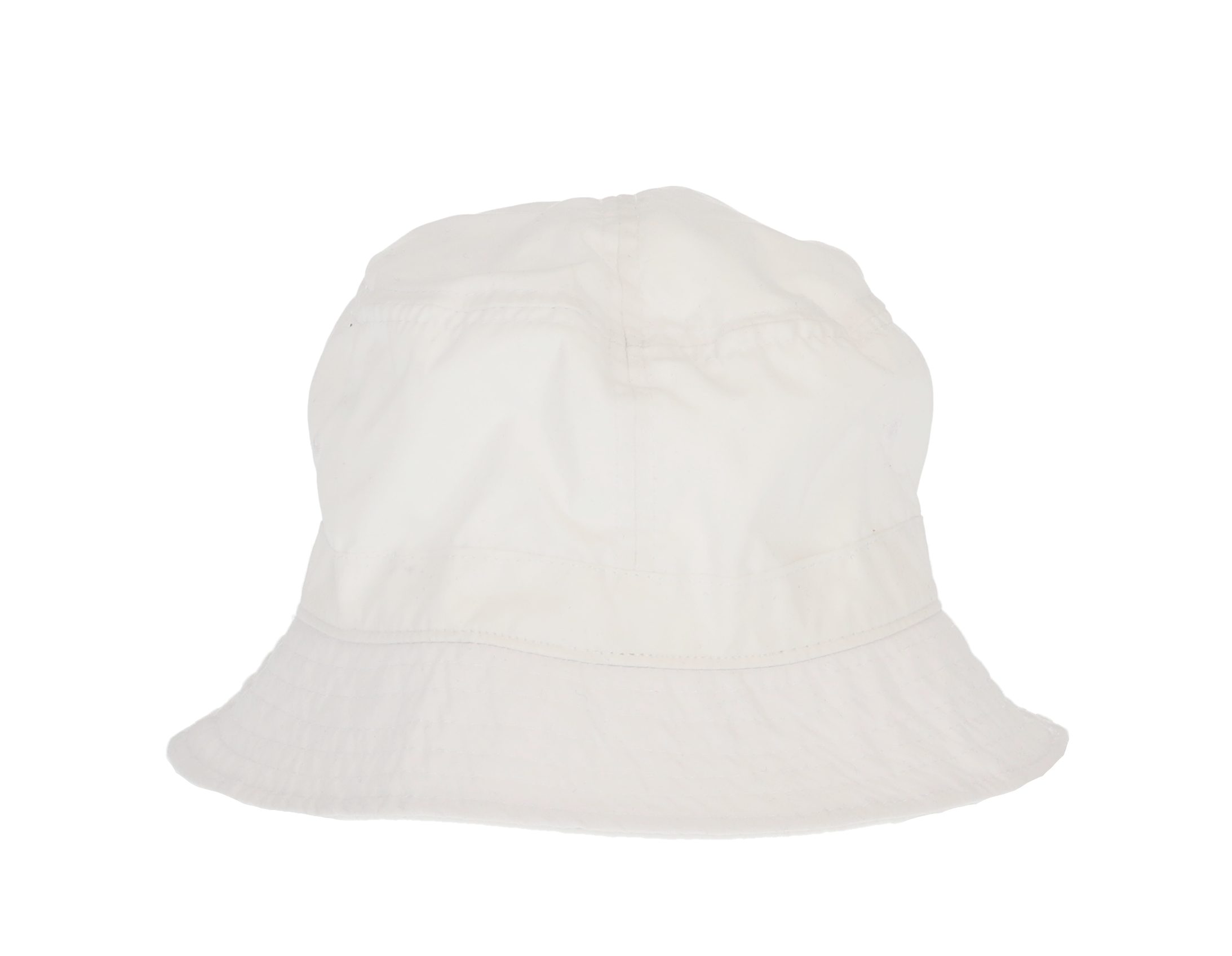 halsüberkopf Accessoires Fischerhut Bucket-Hat Stoffhut mit UV-Schutz weiß