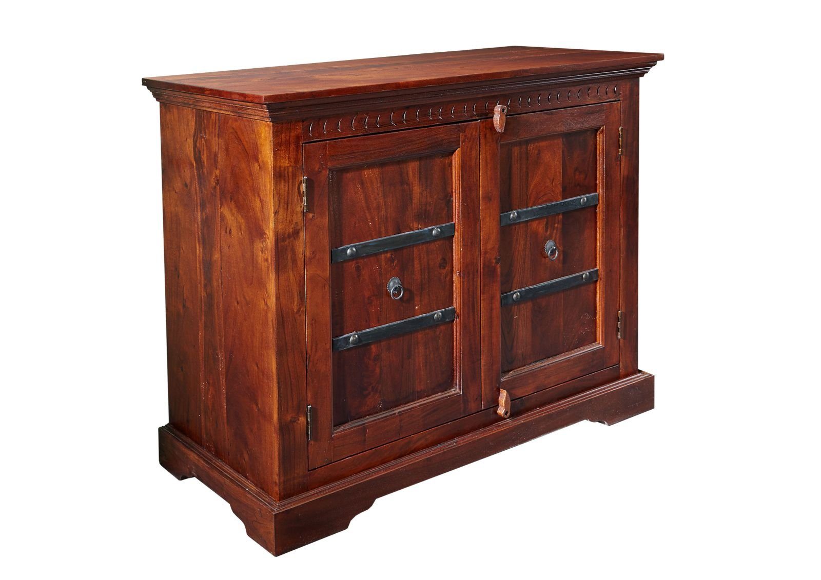 Massivmoebel24 Kommode OXFORD (Massivholz), Kommode Akazie 107x50x88 nougat lackiert OXFORD #423