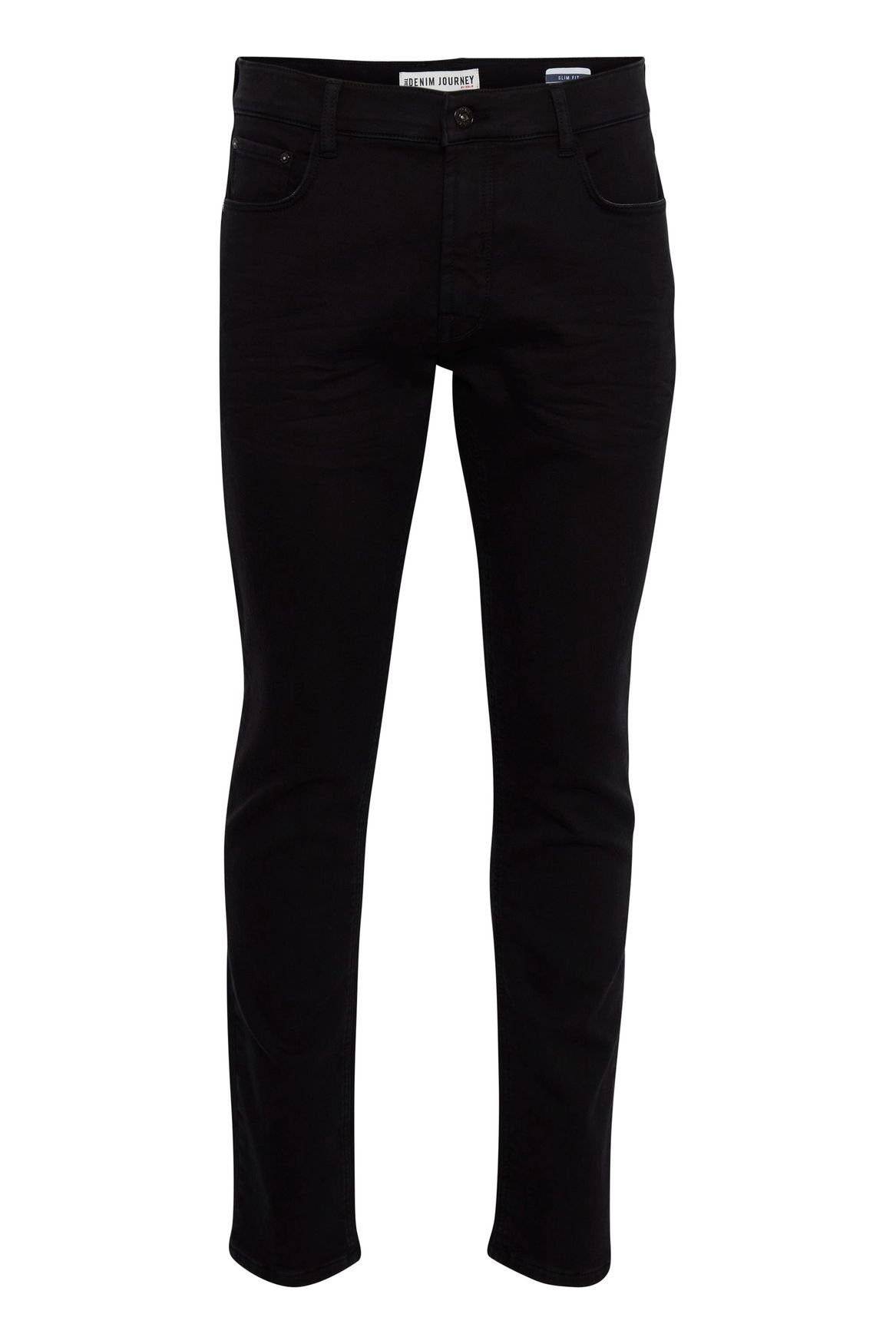 Schwarz Black Slim Pants in Jeans Fit SDTot (1-tlg) 4121 Denim Slim-fit-Jeans Basic !Solid