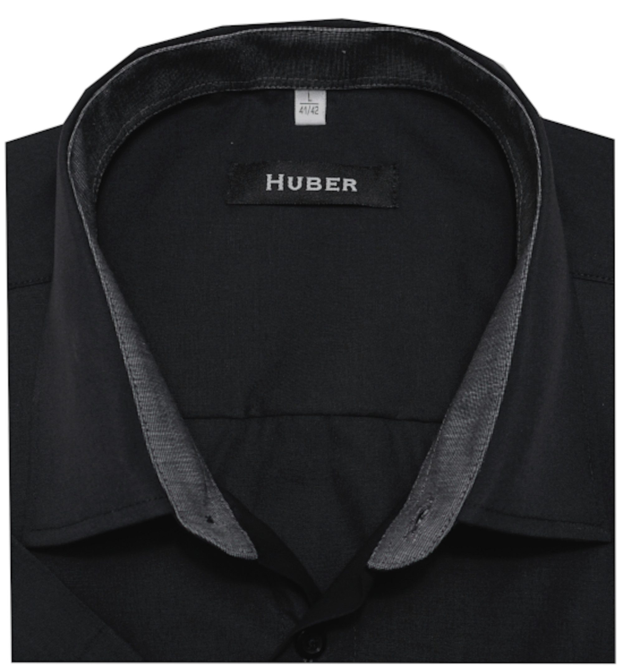 Huber Hemden Kurzarmhemd HU-0194 Kent-Kragen, Kontrast, günstig online kaufen
