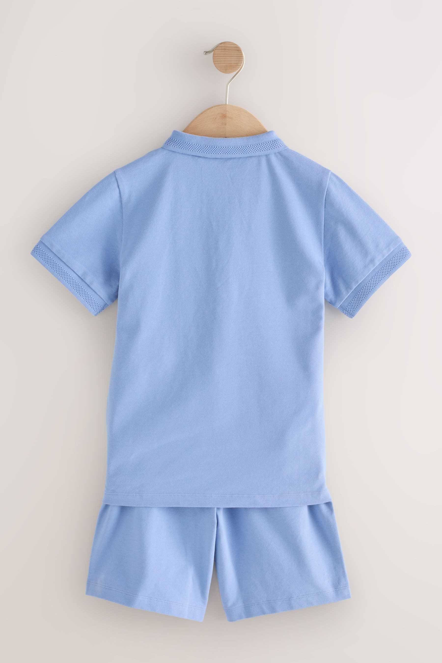 Next Shirt & Shorts Kurzärmeliges Polo-Shirt und Shorts im Set (2-tlg)