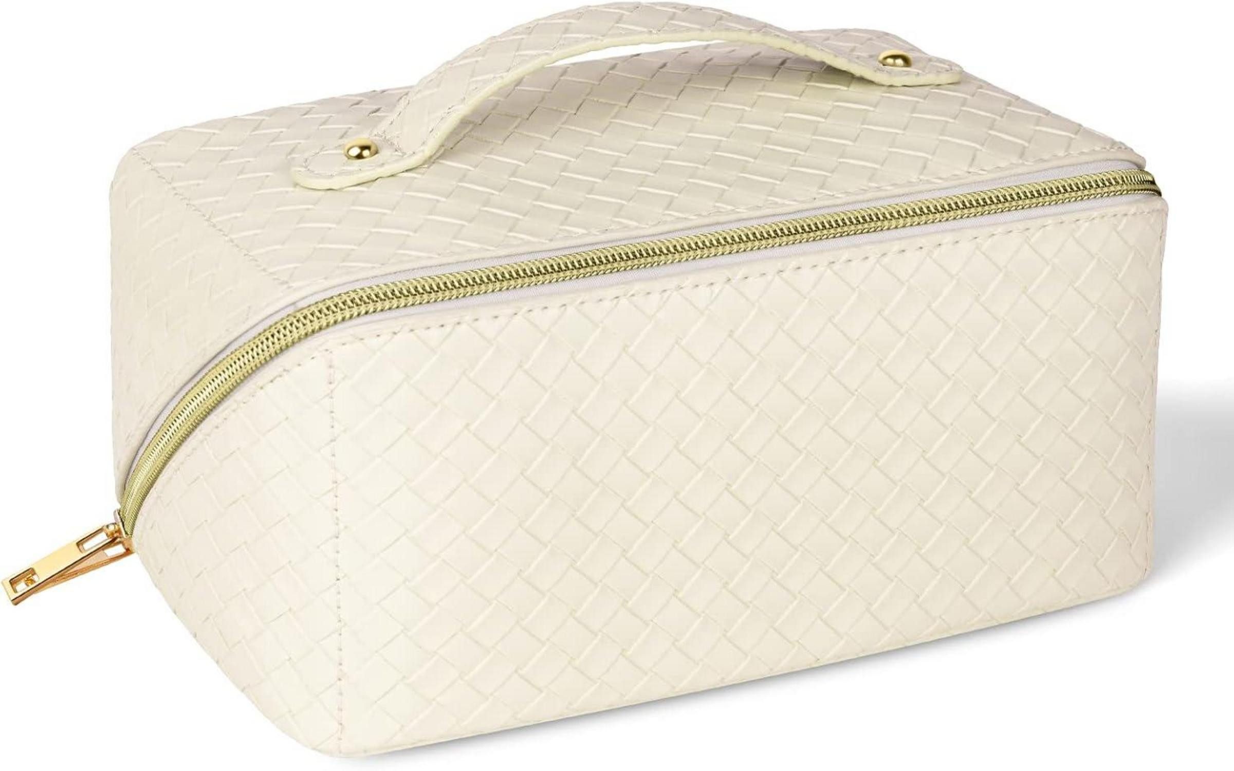 LuxusKollektion Kosmetiktasche Reise Kosmetiktasche PU Leder Große Kapazität Wasserdichter