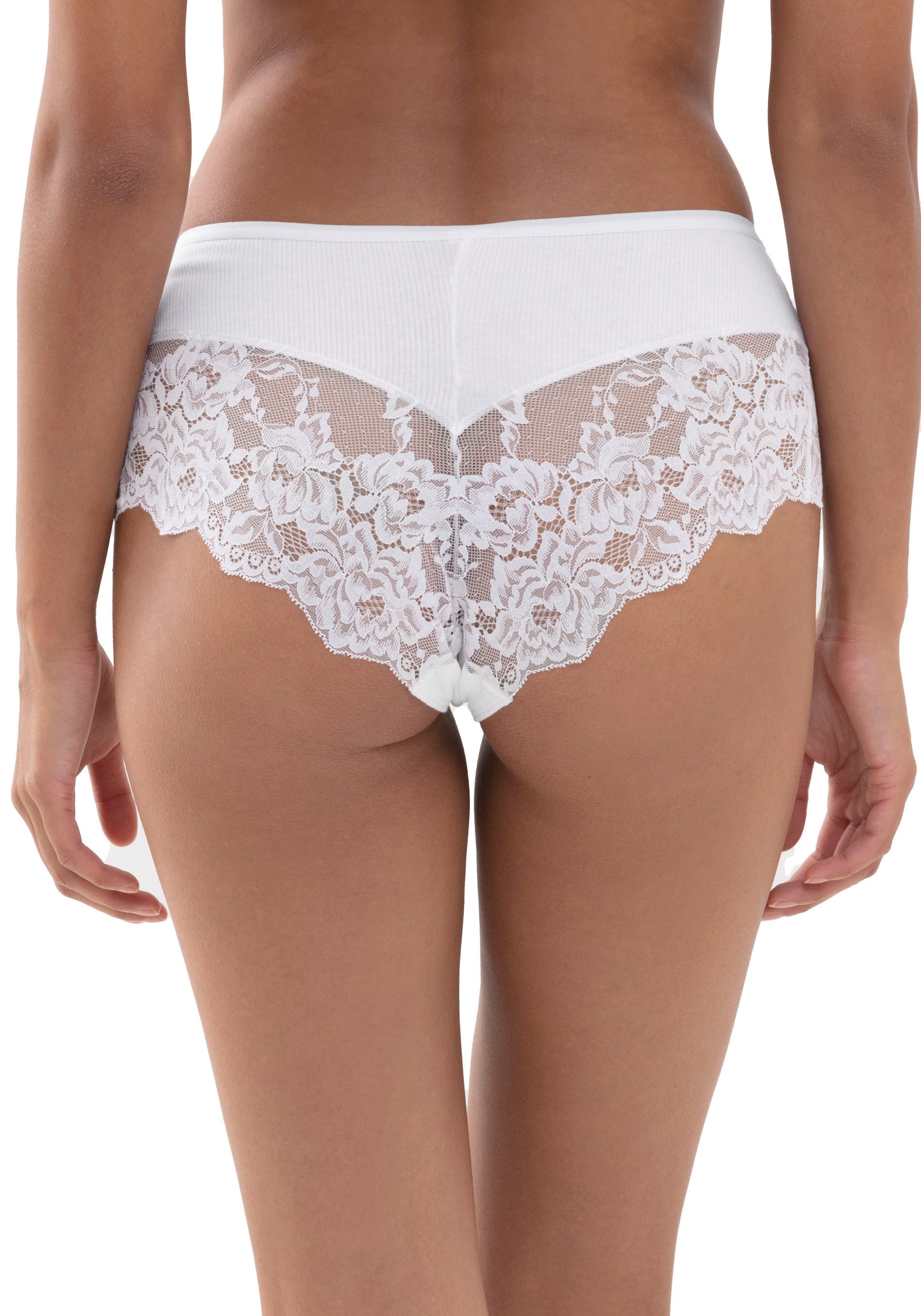 Mey Taillenslip Orangic Cotton Spitzenverzierung hinten und an den Seiten