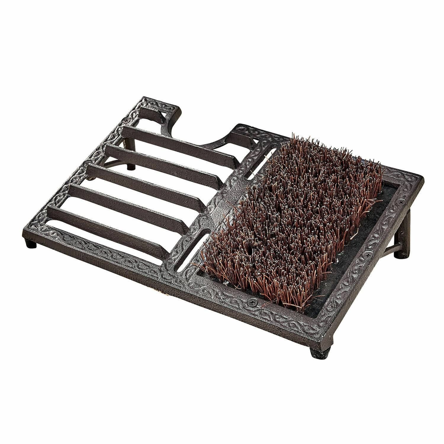 Gartenfigur Schuhabstreifer Boitron braun