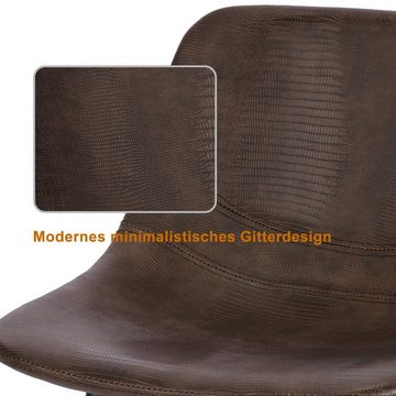 Woltu Barhocker (1 St), Barstuhl Vintage-Hocker mit Sitzhöhe 63 cm