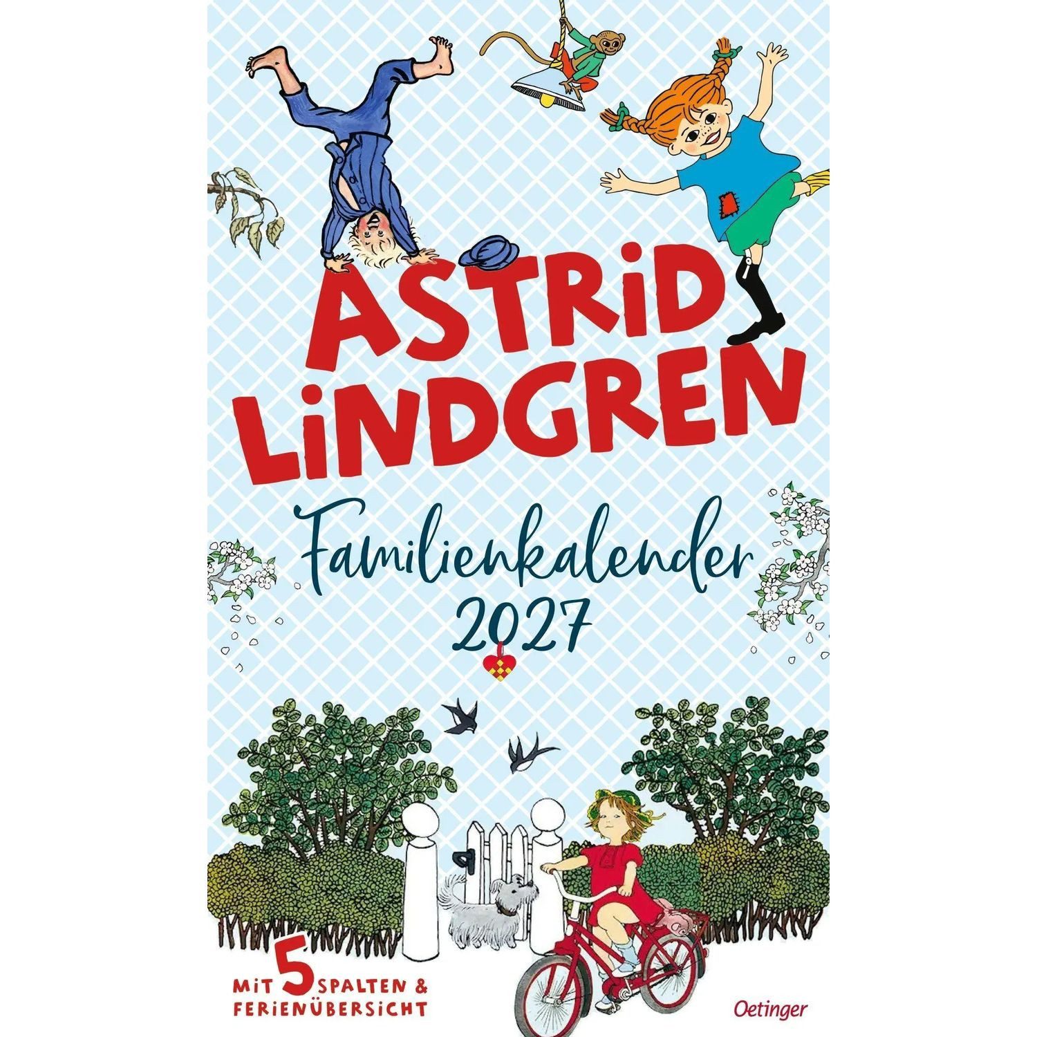 Oetinger Wandkalender Astrid Lindgren Familienkalender 2027