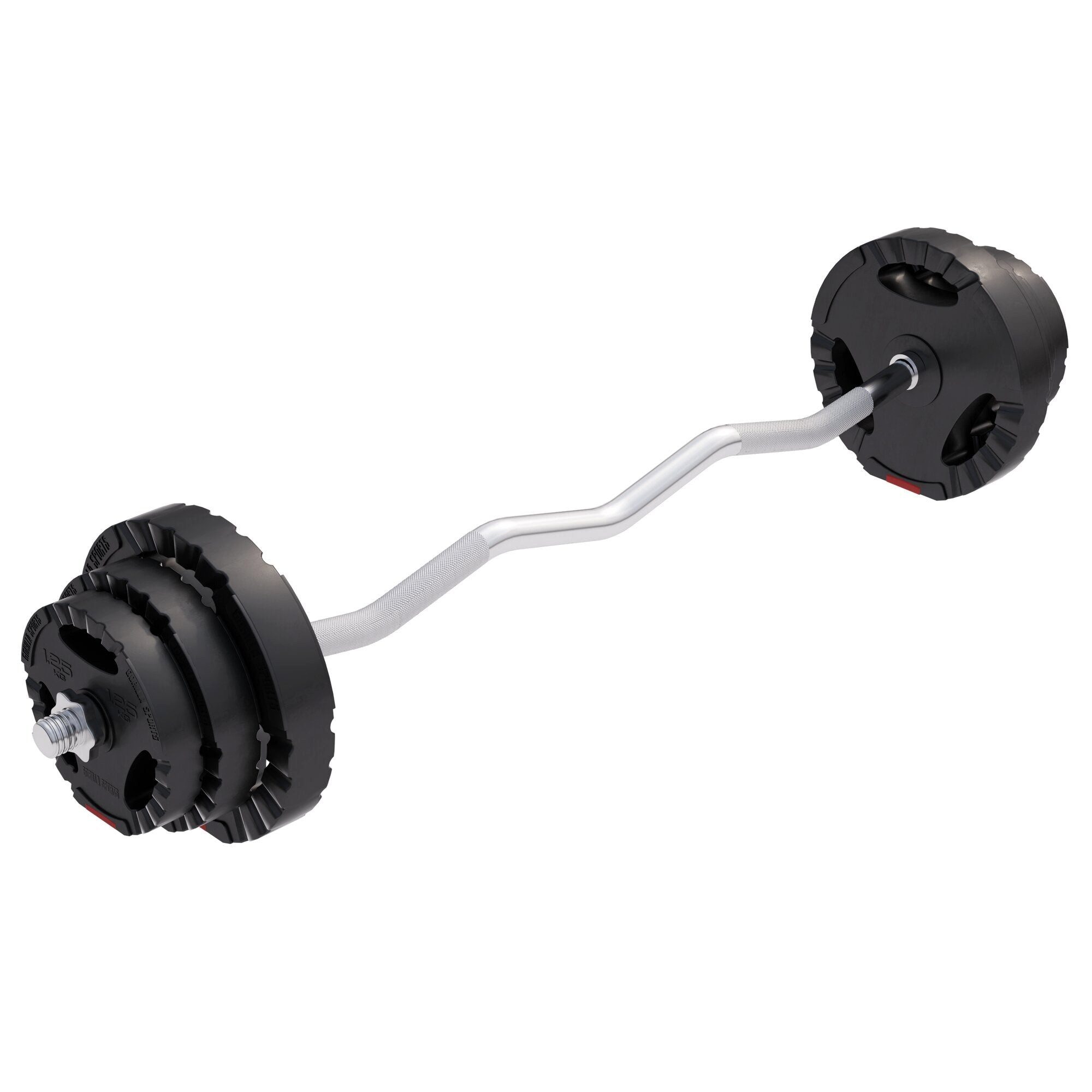 GORILLA SPORTS Hantel-Set SZ-Curlset Kunststoff Gripper 25 kg