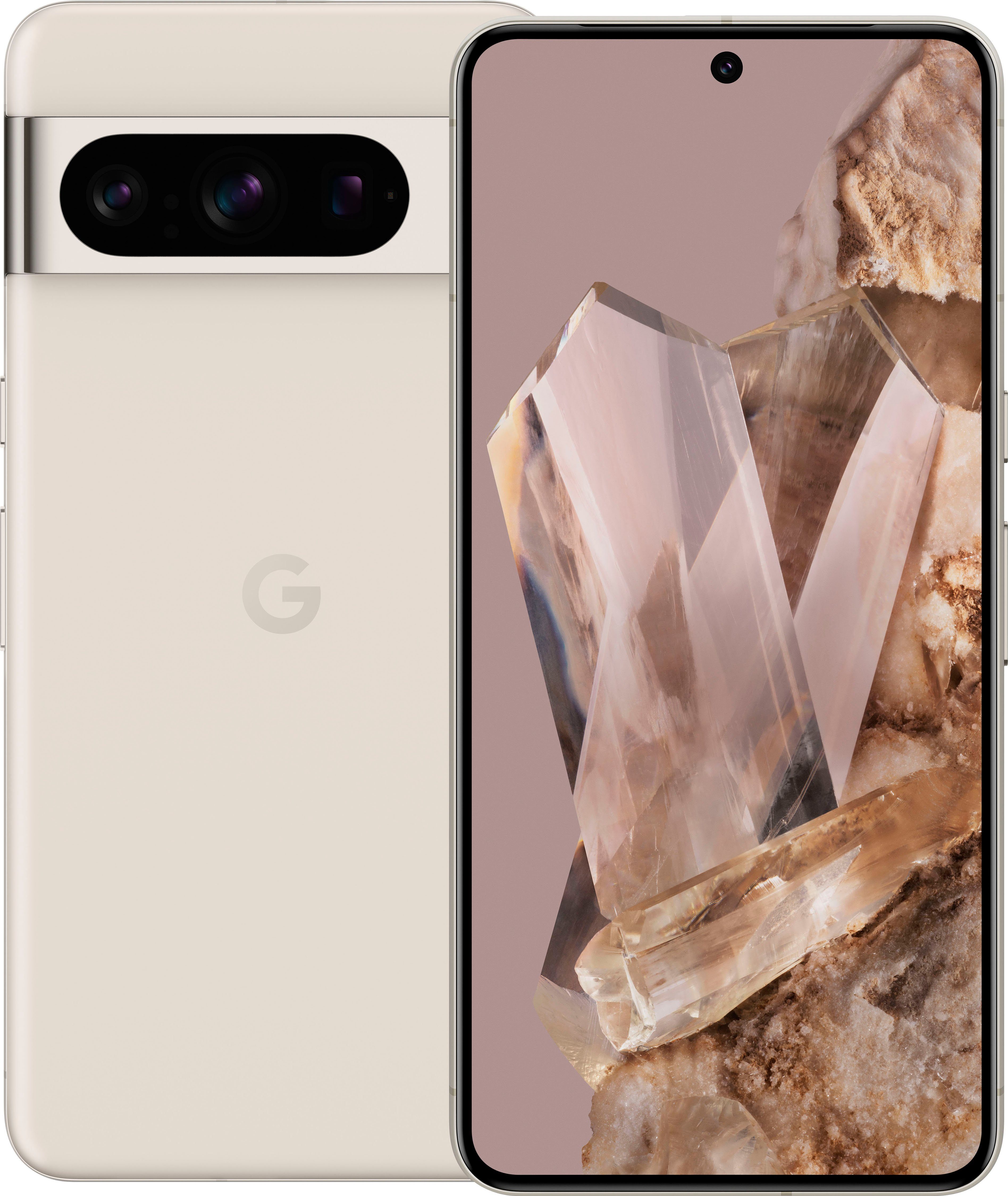 Google Pixel 8 Pro, 256GB Smartphone (17 cm/6,7 Zoll, 256 GB Speicherplatz, 50 MP Kamera) Porcelain