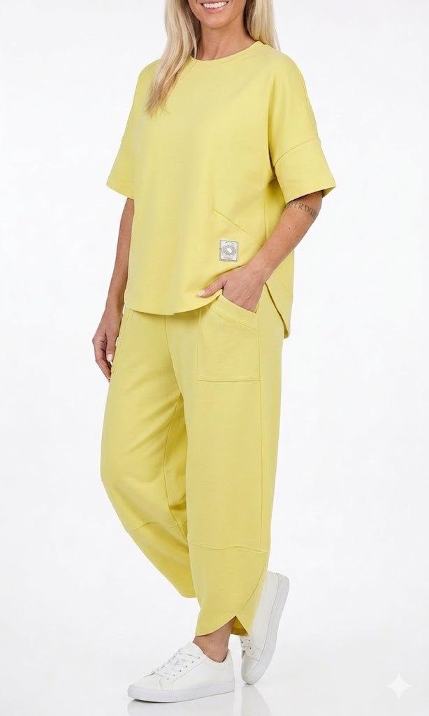 simaranda Jogginganzug Damen Jogginganzug 6170 36-42 Gelb