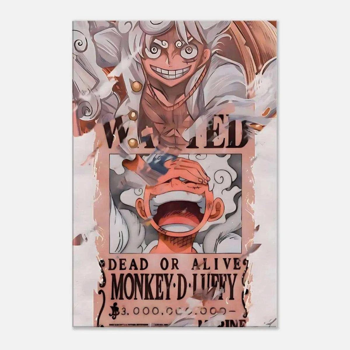 Wanddekoobjekt Monkey D. Luffy - Anime Leinwandbild