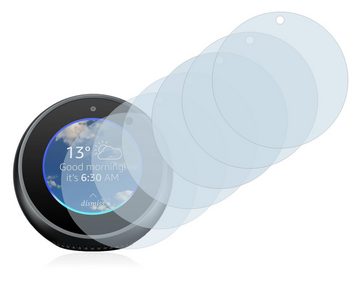 Savvies Schutzfolie für Amazon Echo Spot, Displayschutzfolie, 6 Stück, Folie klar