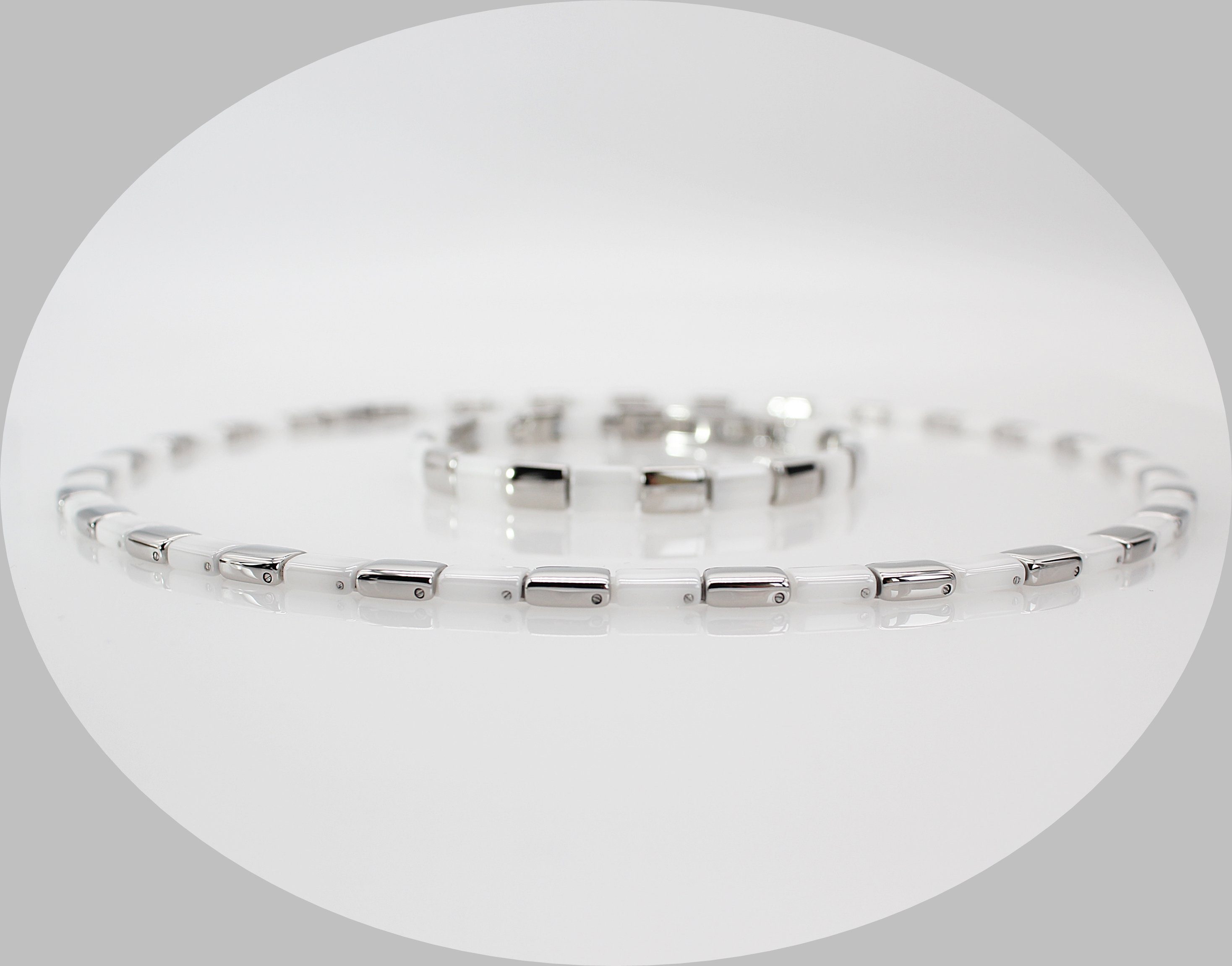 ELLAWIL Collier-Set Halskette Armband aus weißer günstig online kaufen