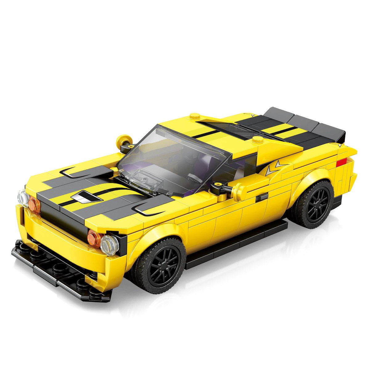 Reobrix 796 Spielbausteine, (Konstruktionsspielzeug, 336 St., Bauset), 1:24 Sportcoupé mit öffnenden Türen