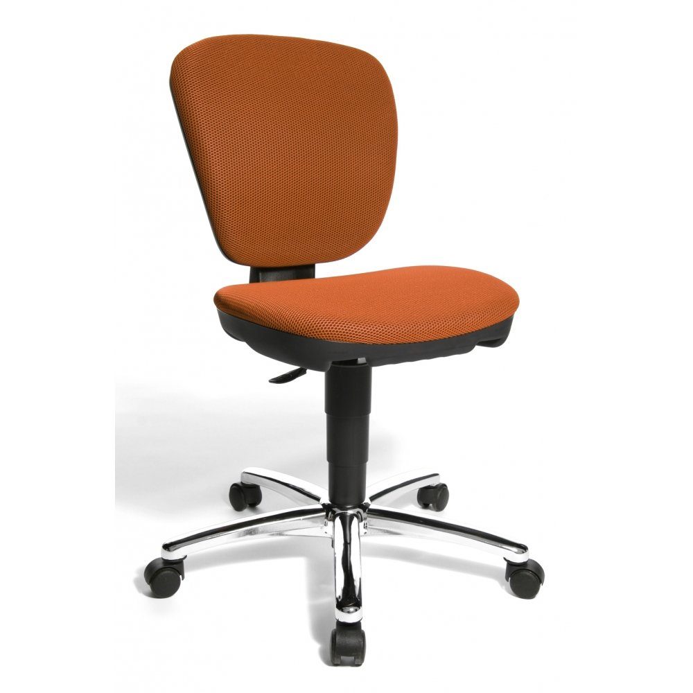 TOPSTAR Drehstuhl Kinder- und Jugend Drehstuhl orange Bürostuhl ergonomische Form Made in Germany