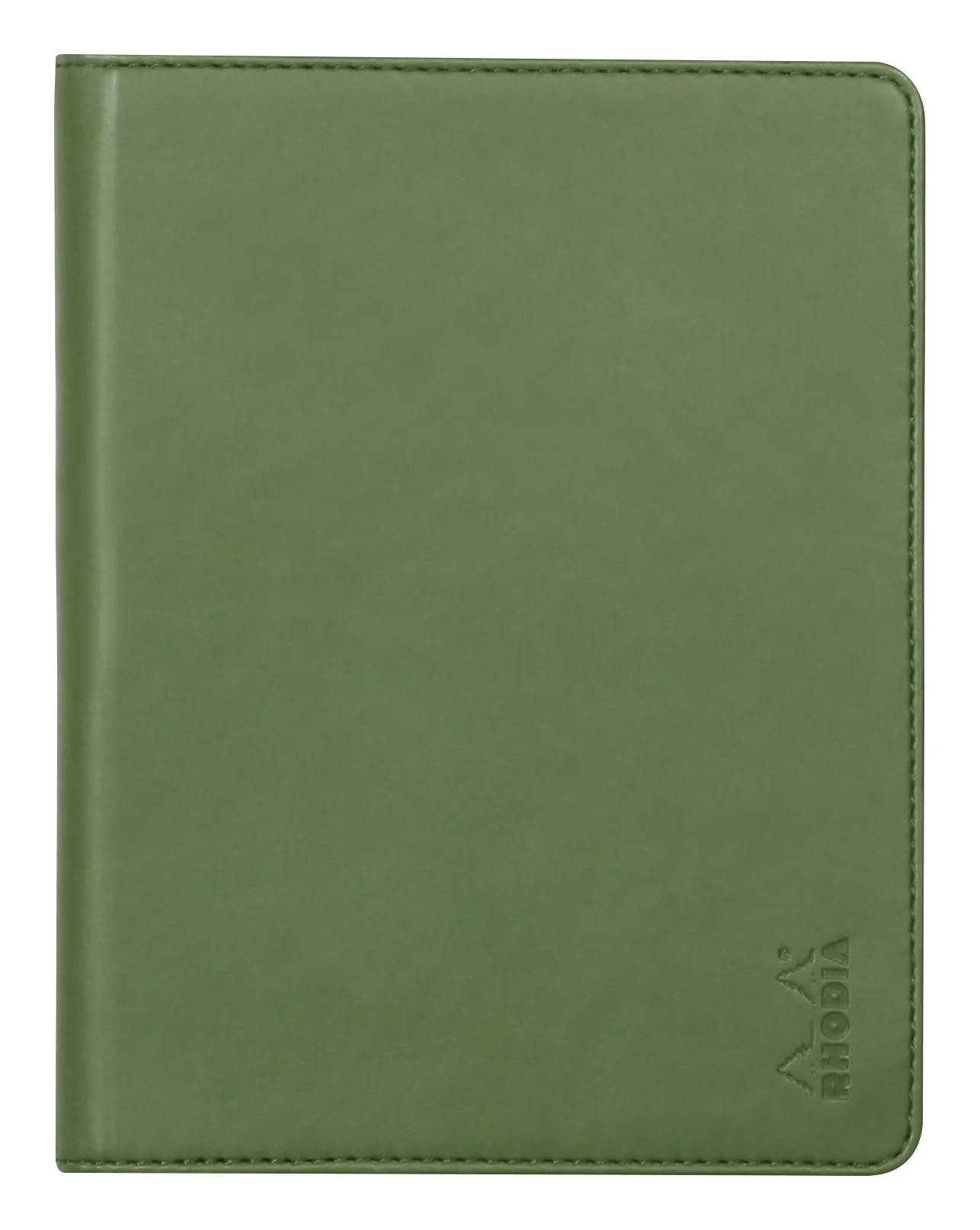 EXACOMPTA Organisationsmappe Mappe für Block oder Notizheft A6, N°13 13x17 cm Salbeigrün 213003C, Rhodia, Blöcke, Hefte und Notizbücher