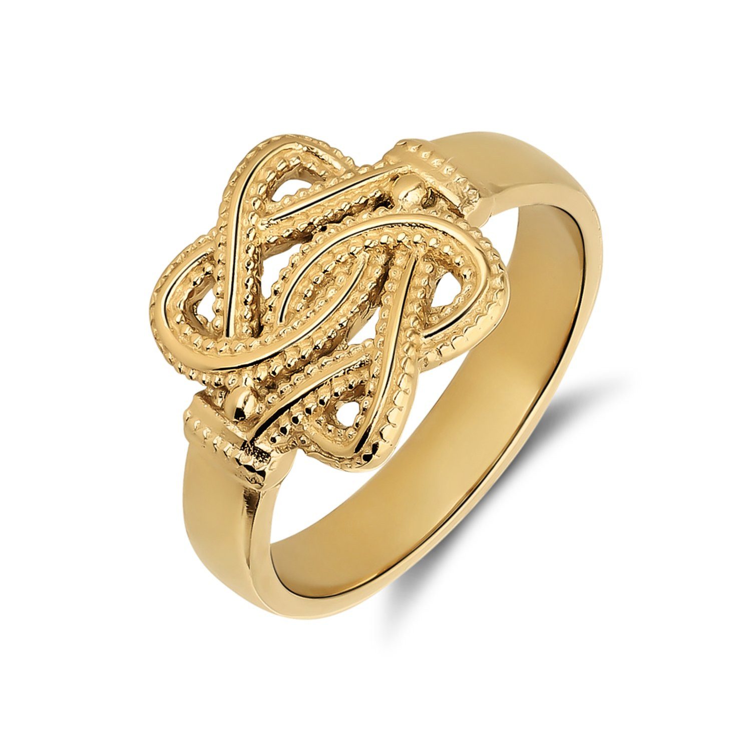 LUCARDI Fingerring Ring - Stahl - Gold - Unisex