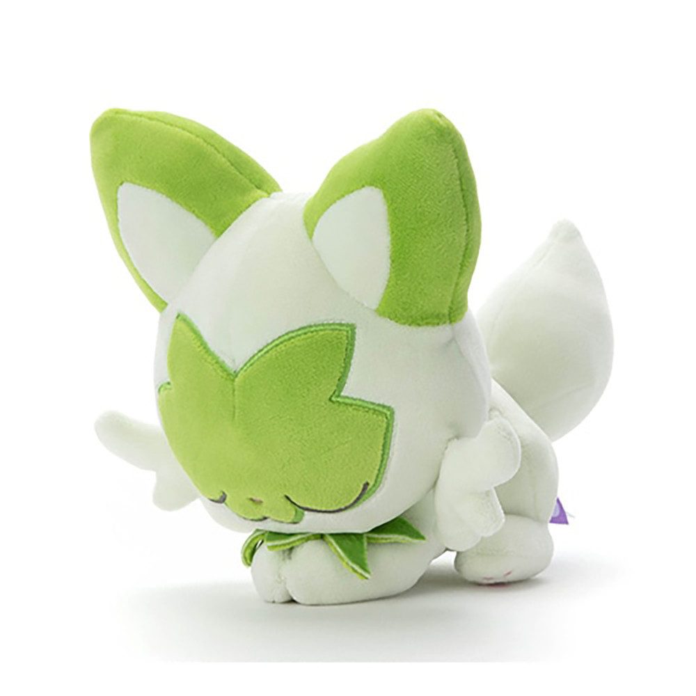 Pokémon Center Kuscheltier Schlafendes Felori Plüschtier Sleeping Sprigatito Plushie Takara Tomy