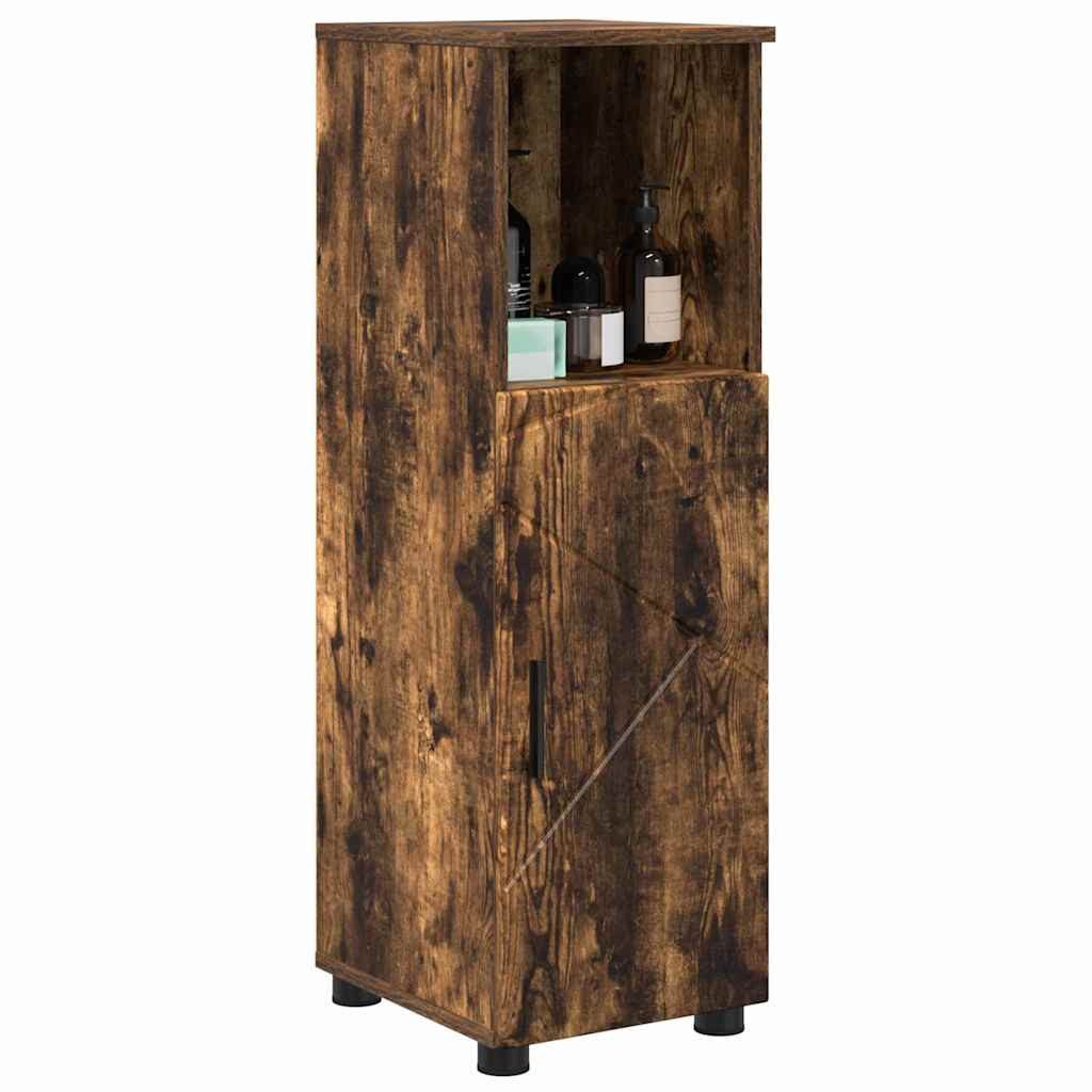 vidaXL Badezimmerspiegelschrank Badezimmer Schrank Räuchereiche 30 günstig online kaufen