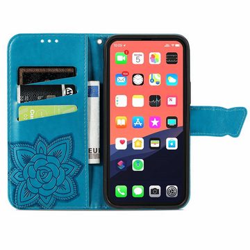 König Design Handyhülle Apple iPhone 13 mini, Schutzhülle Schutztasche Case Cover Etuis Wallet Klapptasche Bookstyle