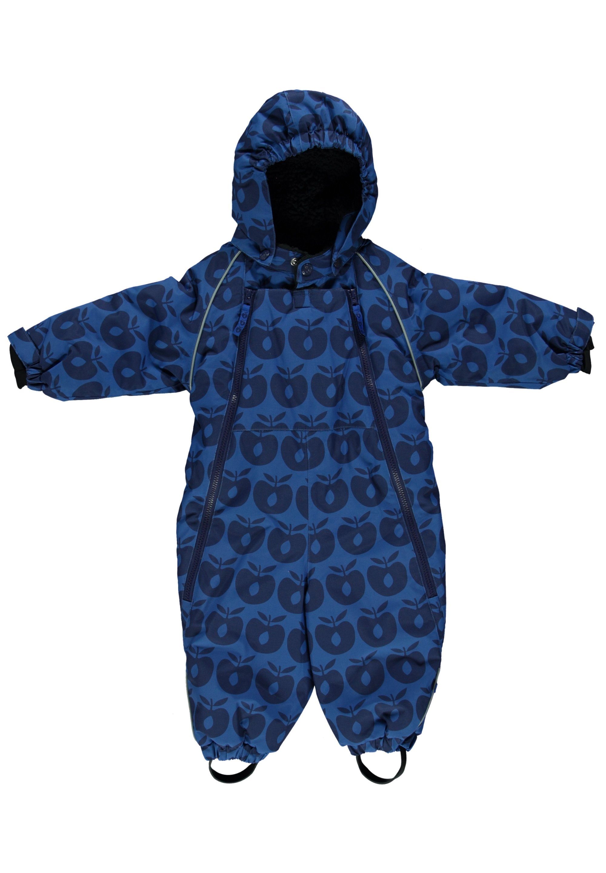 Smafolk Schneeoverall Äpfeln Atmungsaktiv, wasserabweisend, winddicht. blue lolite