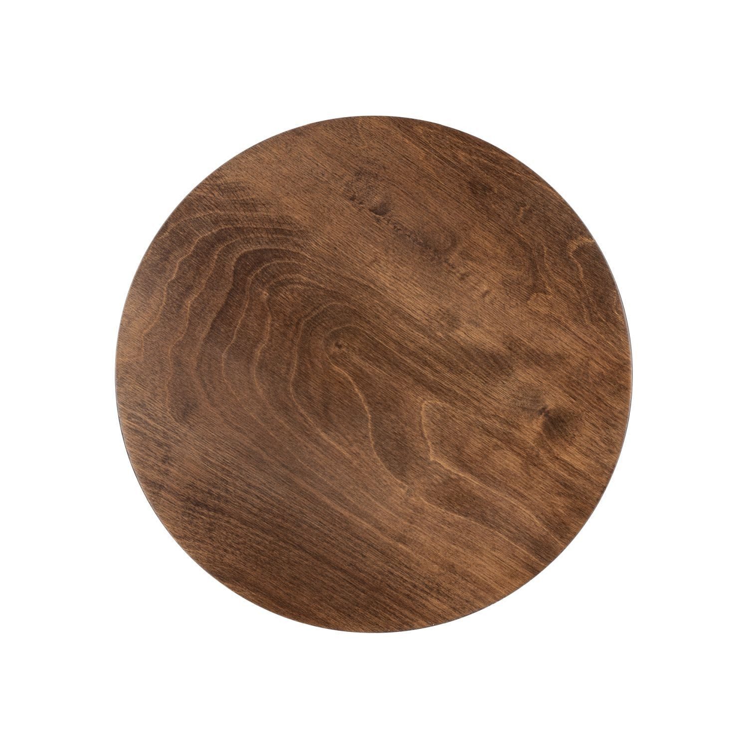 Licht-Erlebnisse Wandleuchte FRADIFF, LED fest integriert, Warmweiß, LED Holz Ø 35 cm Dunkles rund warmweiß 3000 K 160 lm Modern