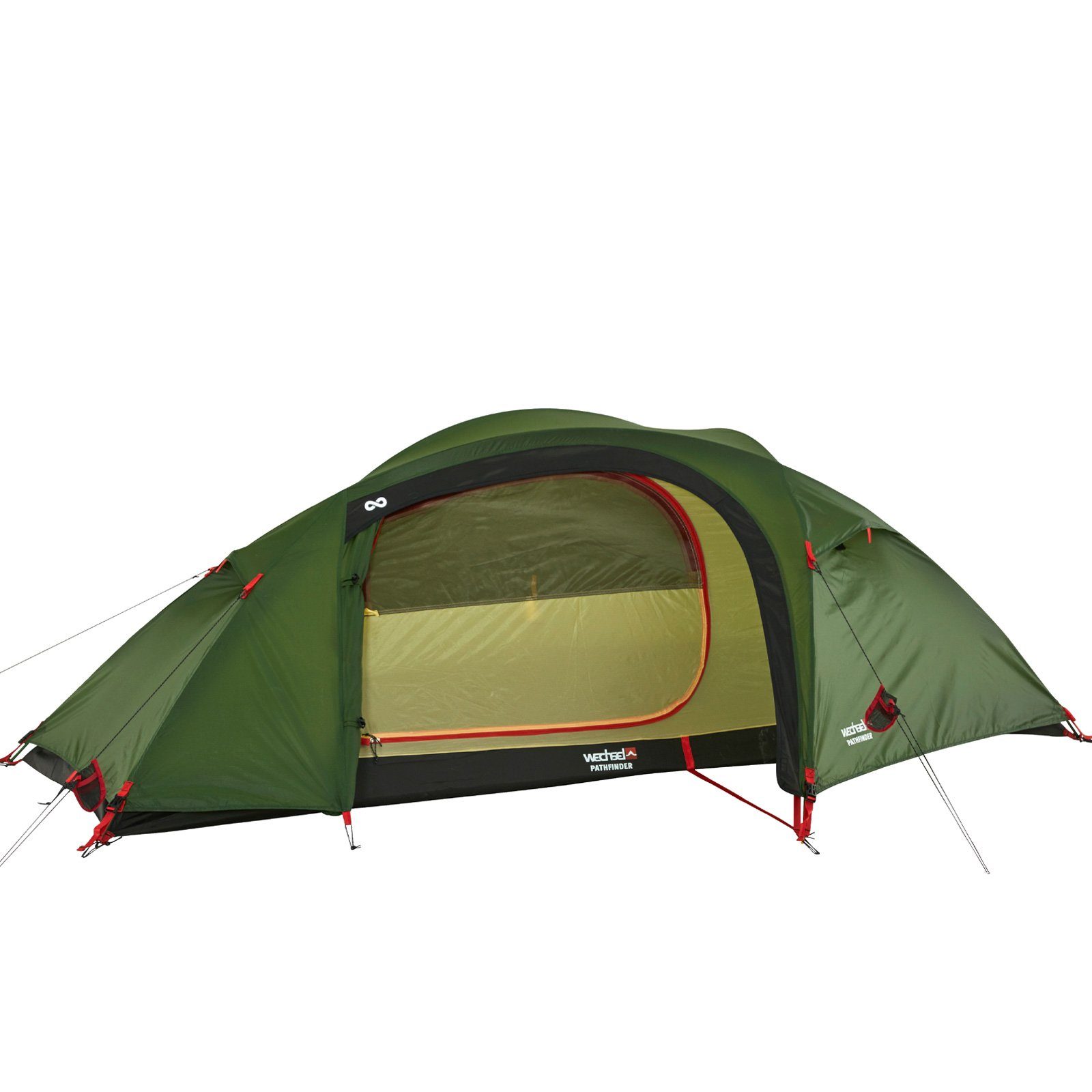 Wechsel Kuppelzelt Trekkingzelt Pathfinder 1 Personen Geodät, Camping Fahrrad Zelt 2,3kg
