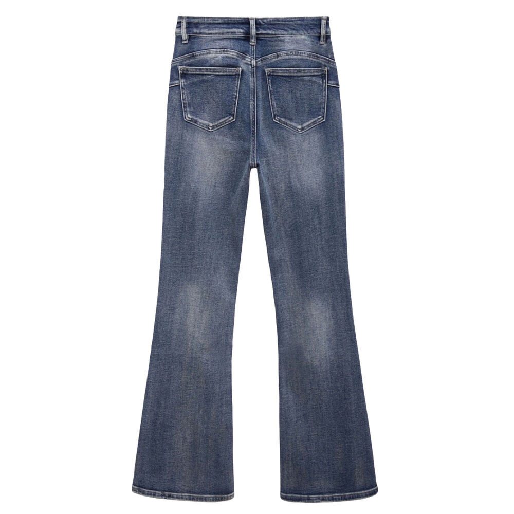 Ital-Design Bootcut-Jeans Flared Jeans aus hochwertigem Denim für Damen (90 günstig online kaufen