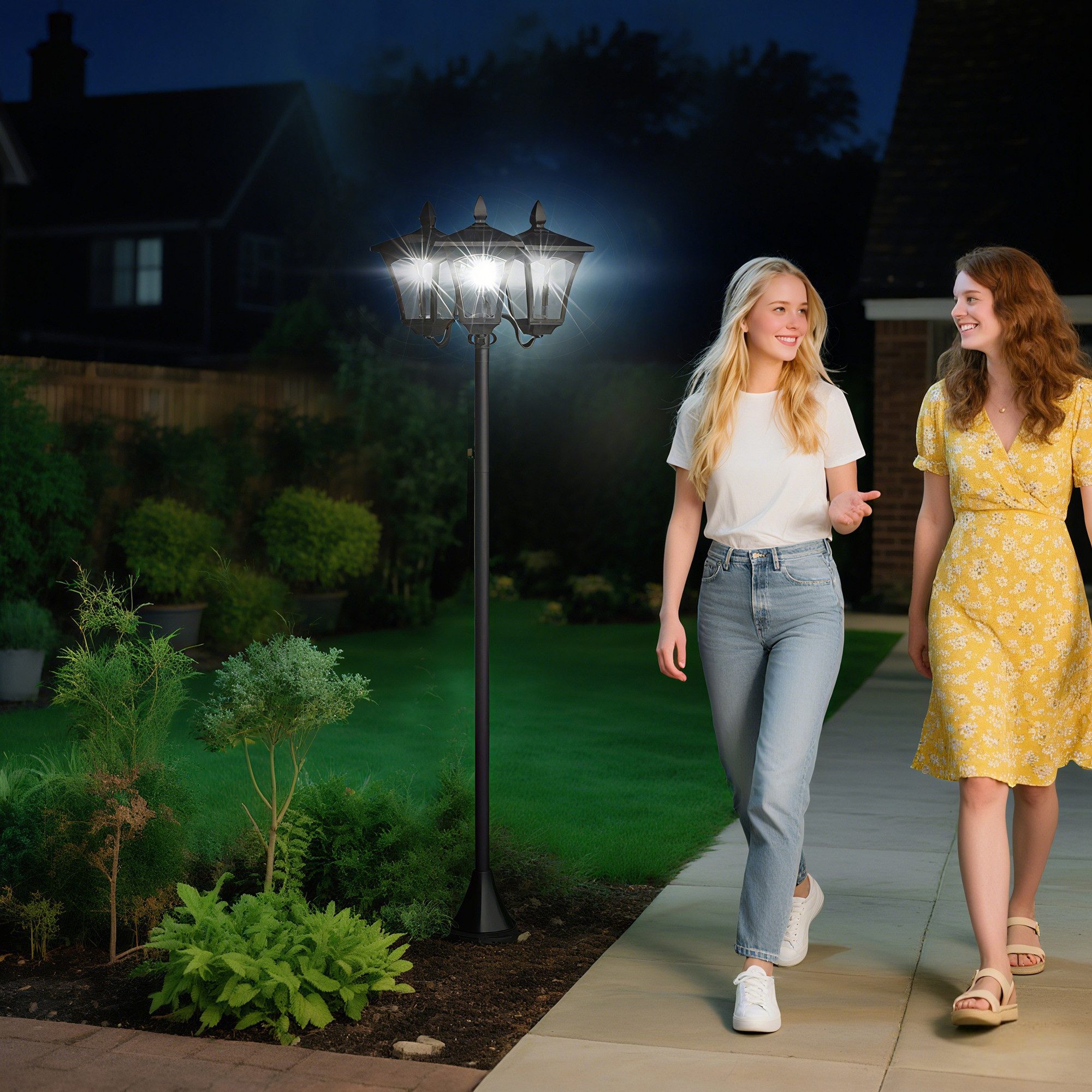 Außen-Stehlampe Wegleuchte mit LED 120 Lumen